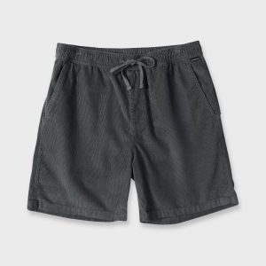Taxer Cord 18 Elastic Waist Shorts - Iron Gate