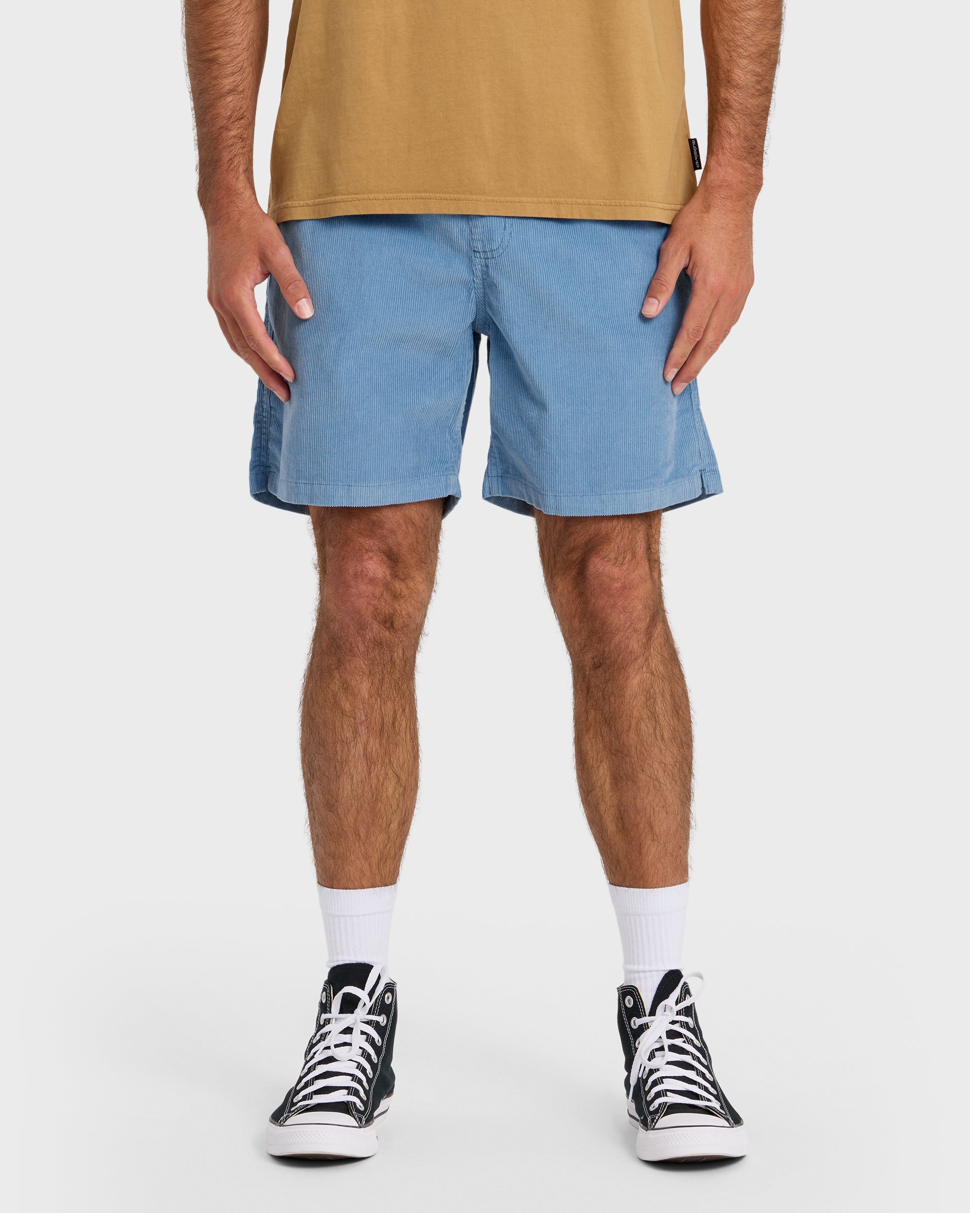Taxer Cord 18 Elastic Waist Shorts - Riviera