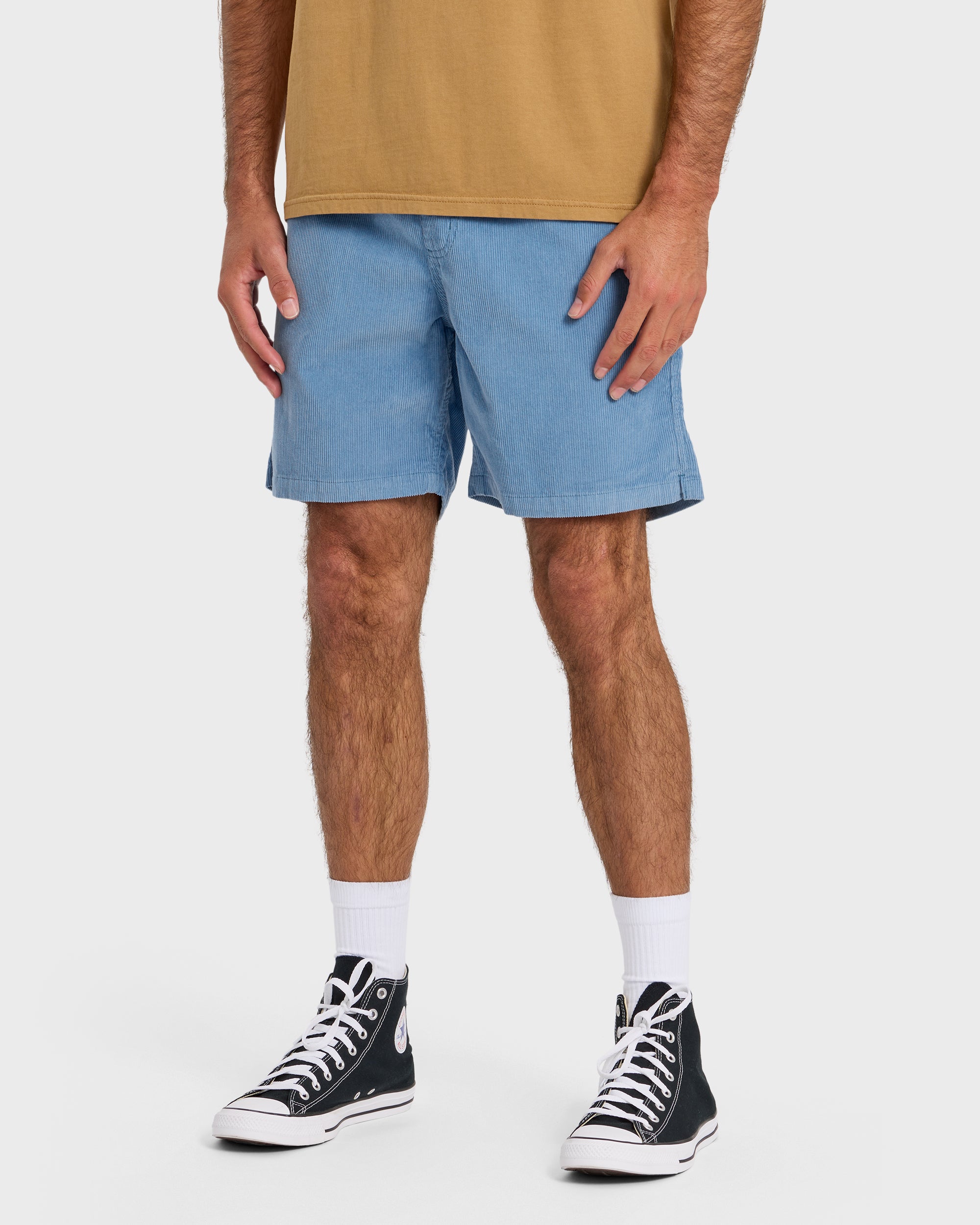 Taxer Cord 18 Elastic Waist Shorts - Riviera - Image 4