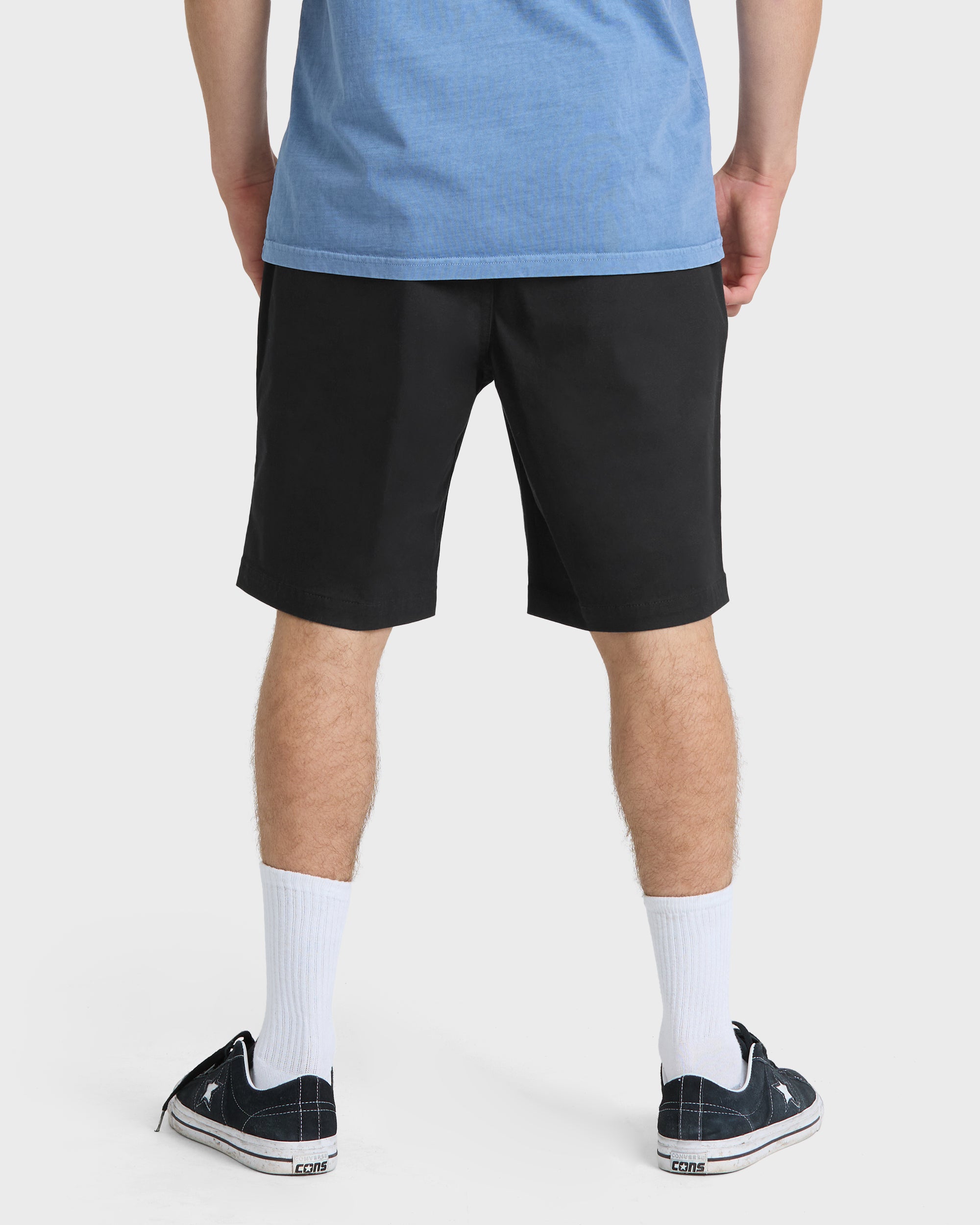 Union Stretch Amphibian 20 Chino Hybrid Shorts - Black - Image 5