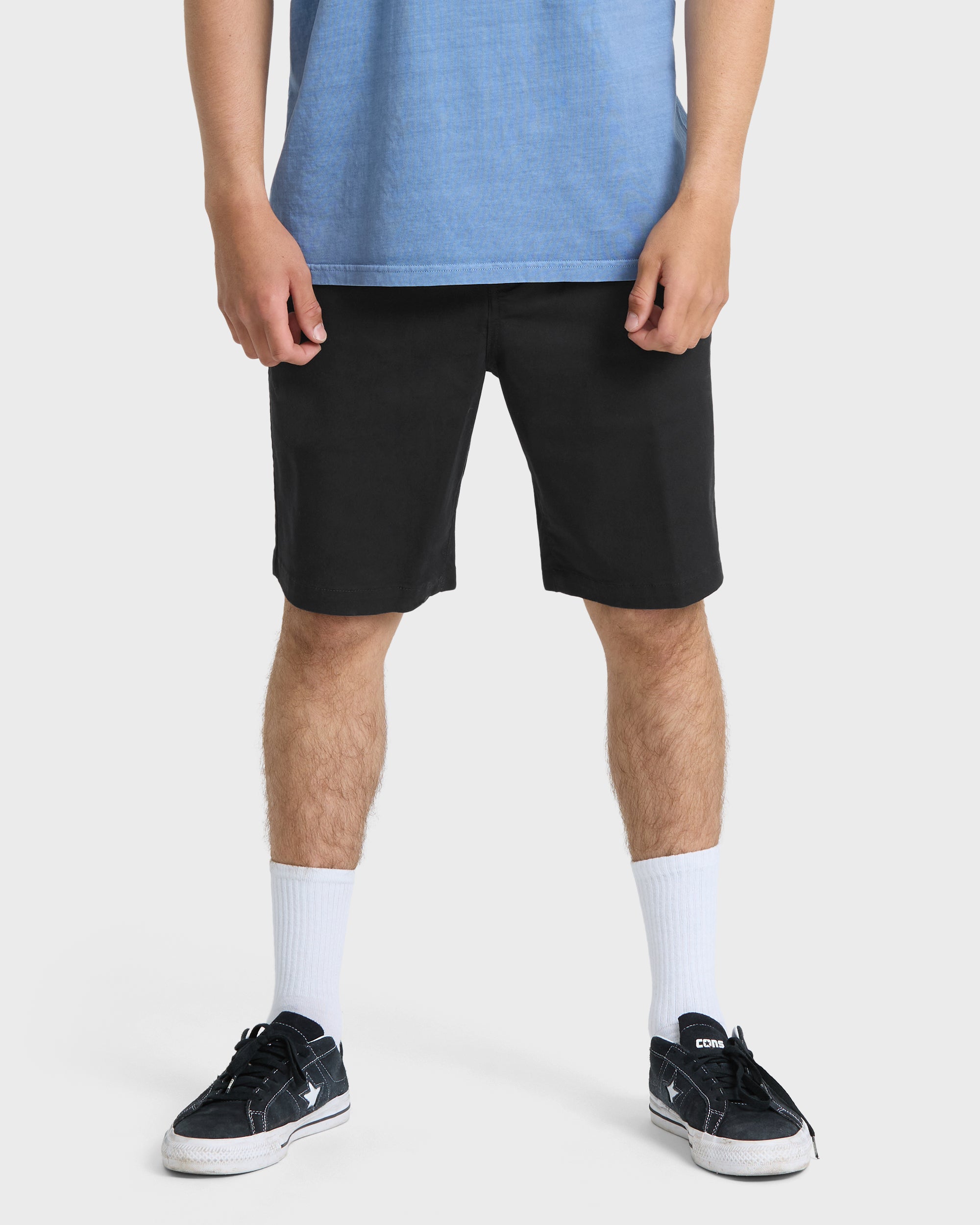 Union Stretch Amphibian 20 Chino Hybrid Shorts - Black - Image 2