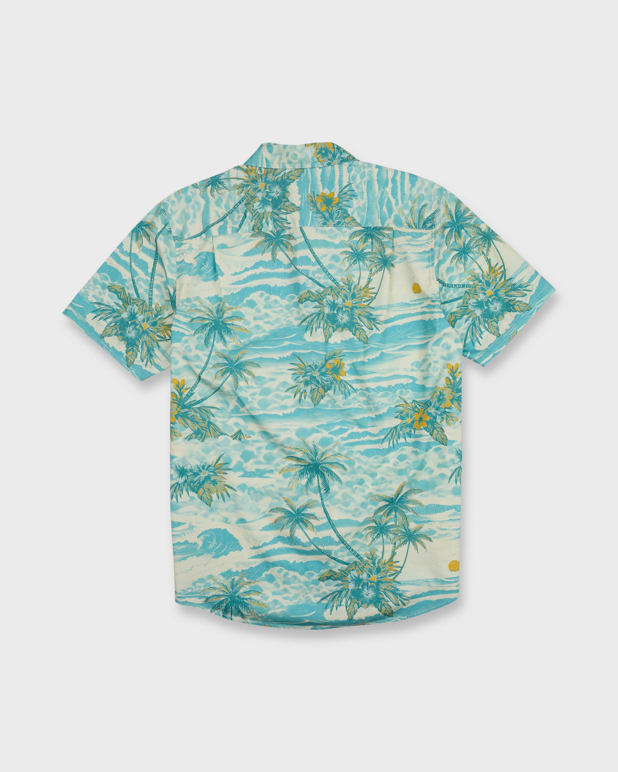 Sundown Stretch Classic Short Sleeve Shirt - Aqua - Image 7