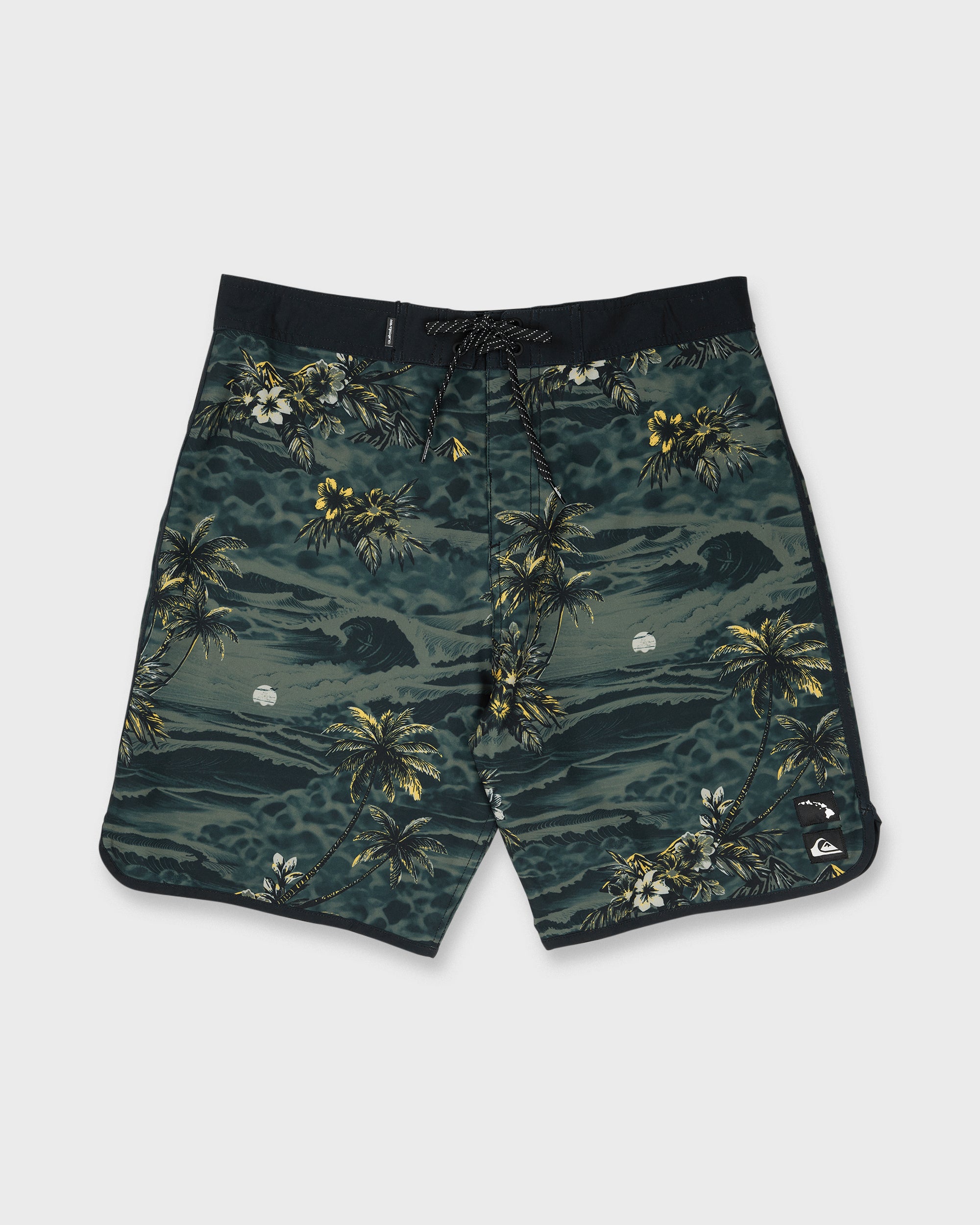 Hi Sundown Scallop 19 Boardshorts - Black - Image 6