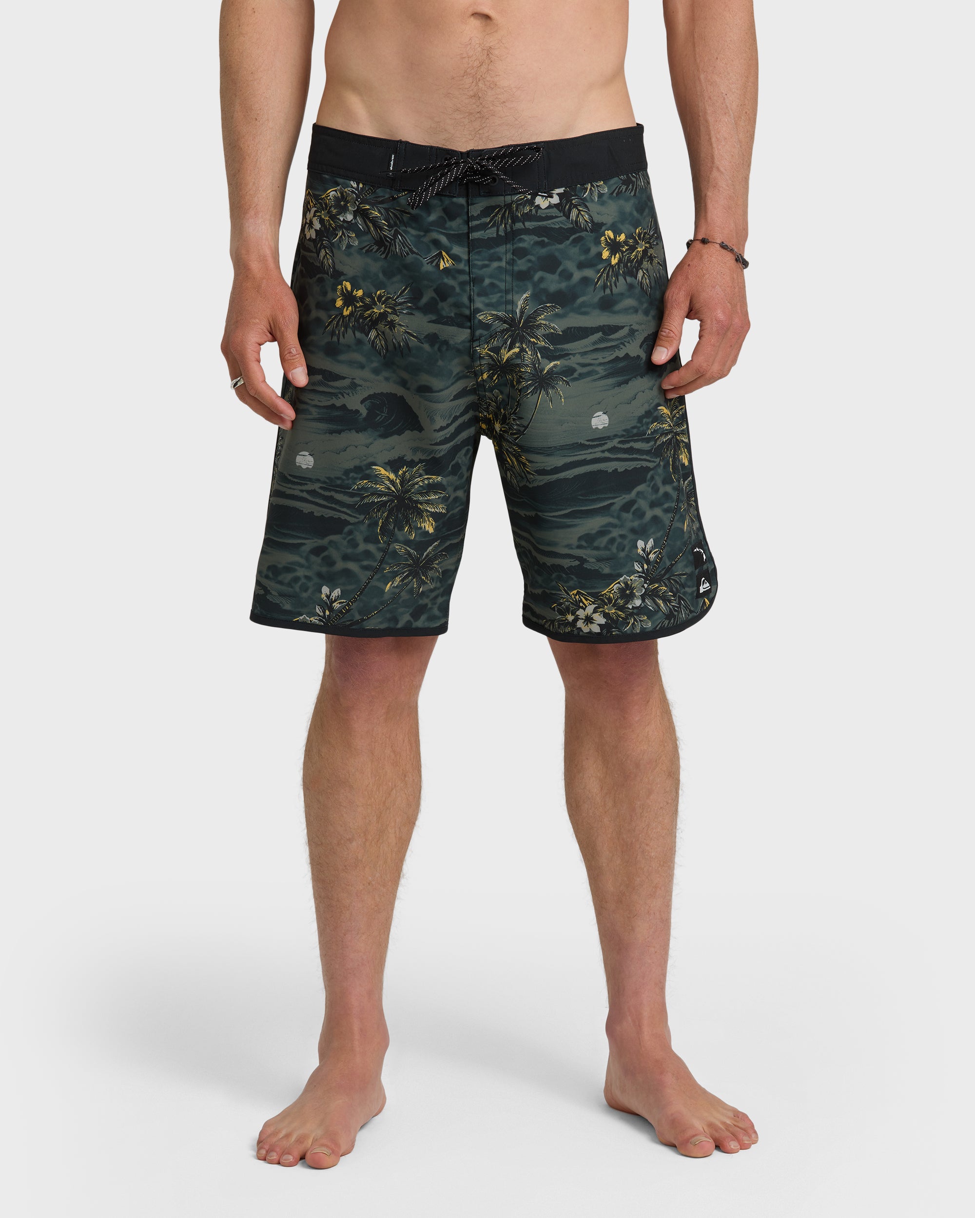 Hi Sundown Scallop 19 Boardshorts - Black