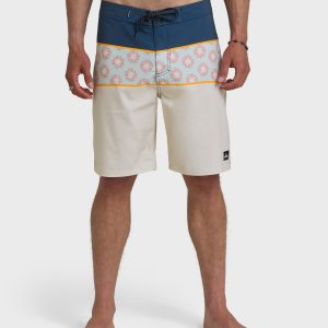 Surfsilk Panel 20 Boardshorts - Bone White