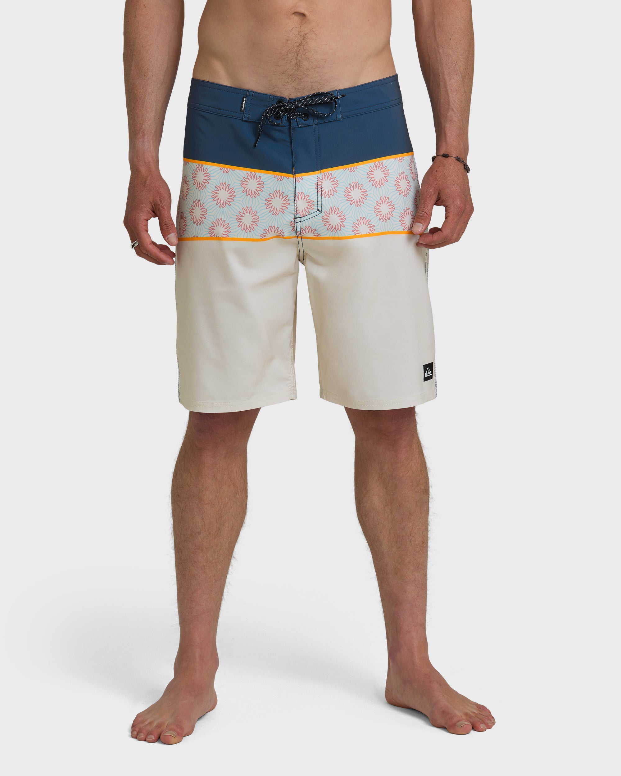 Surfsilk Panel 20 Boardshorts - Bone White