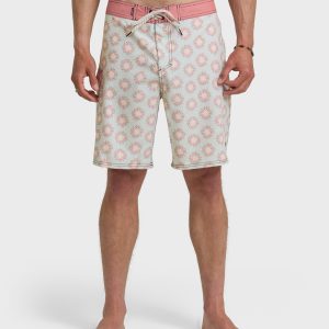 Ocean Mayhem 19 Boardshorts - Bone White