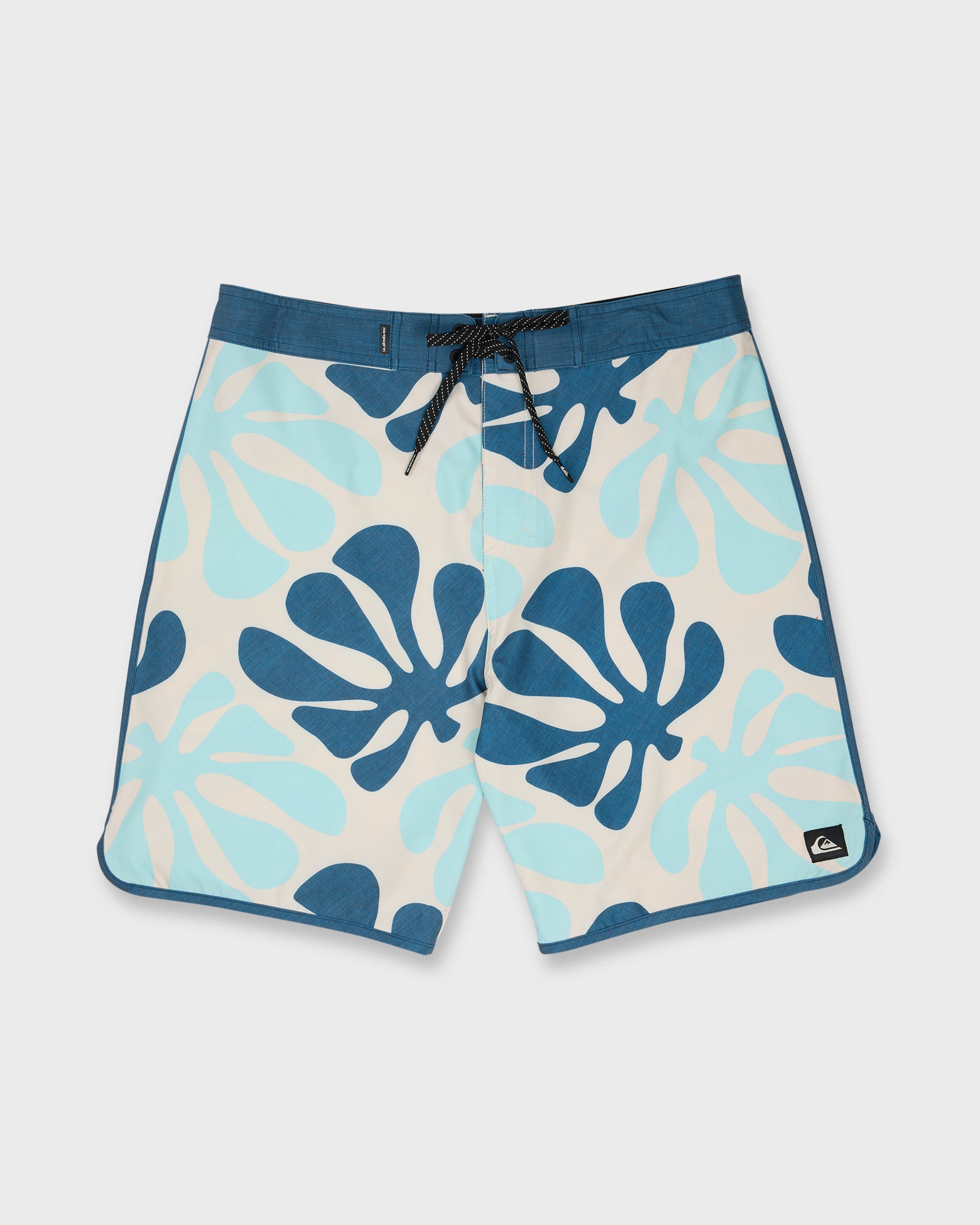 SurfSilk Sol Tiles Scallop 19 Boardshorts - Bone White - Image 6