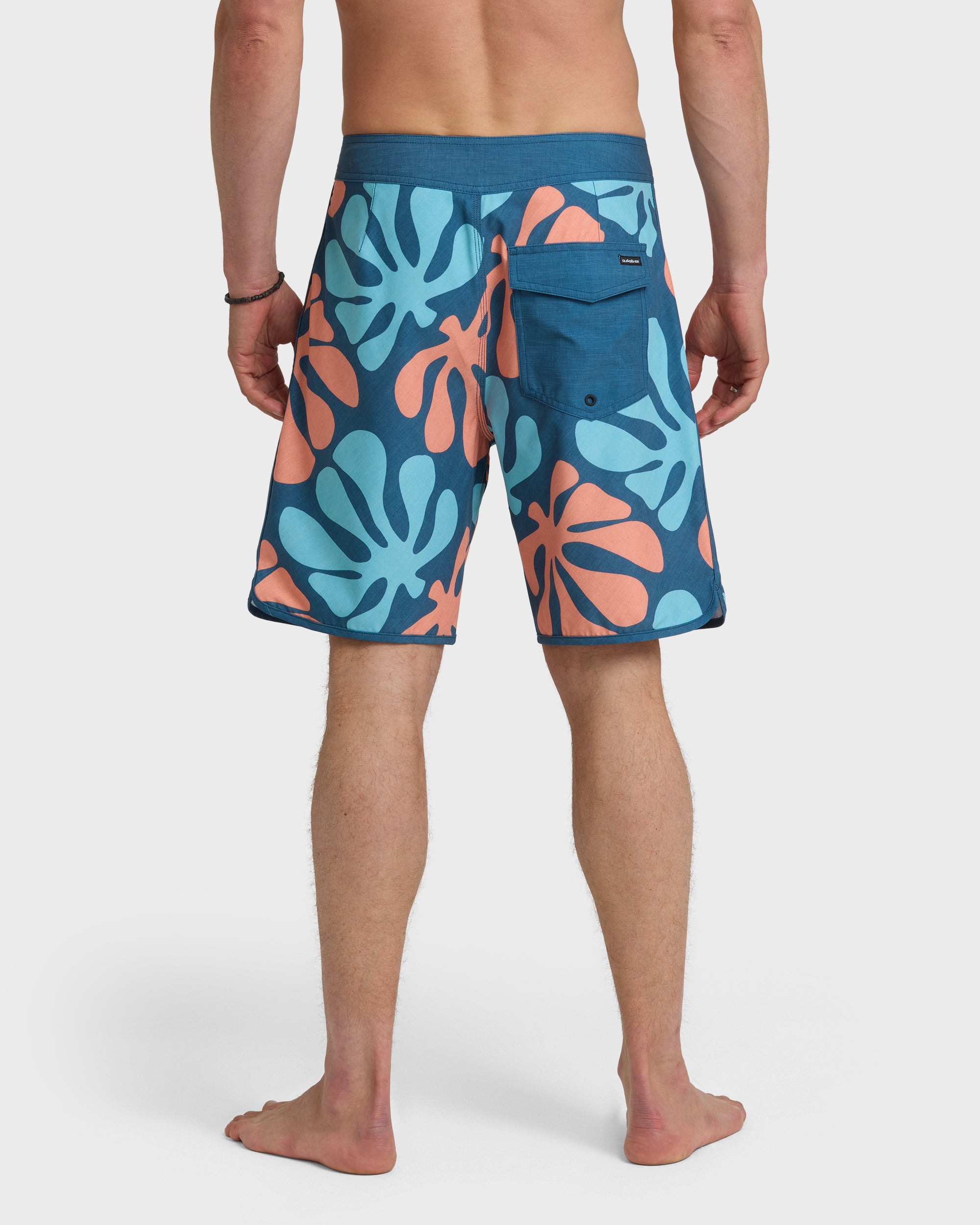 SurfSilk Sol Tiles Scallop 19 Boardshorts - Dark Denim - Image 2