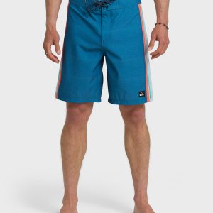 Fade Lines Panel 19 Boardshorts - Dark Denim