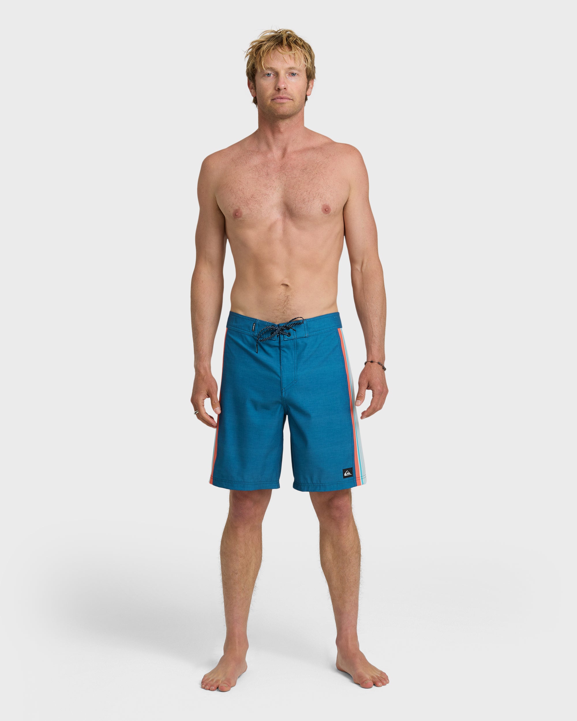 Fade Lines Panel 19 Boardshorts - Dark Denim - Image 3