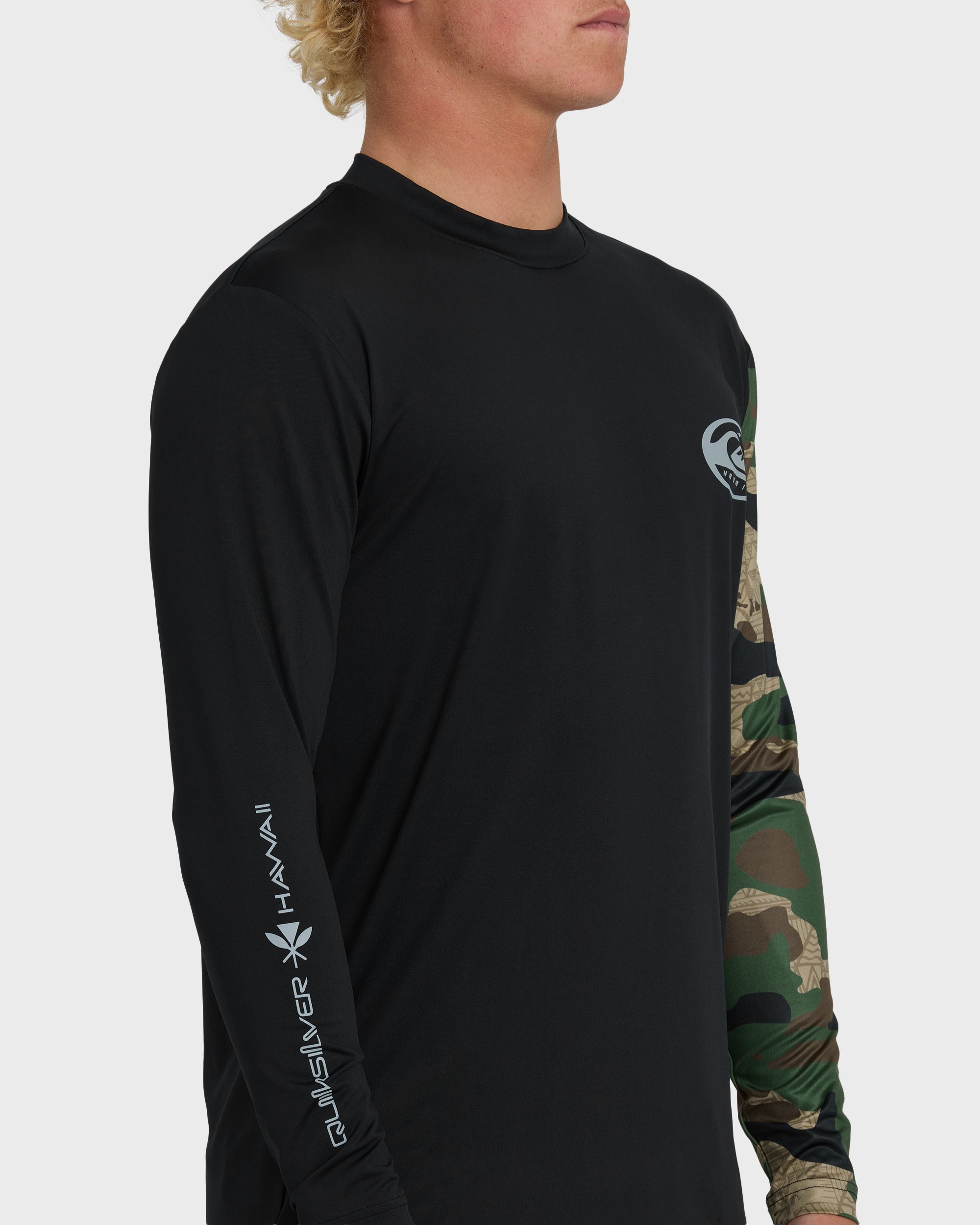 HI Everyday UPF 50 Long Sleeve Surf Shirt - Camo - Image 5