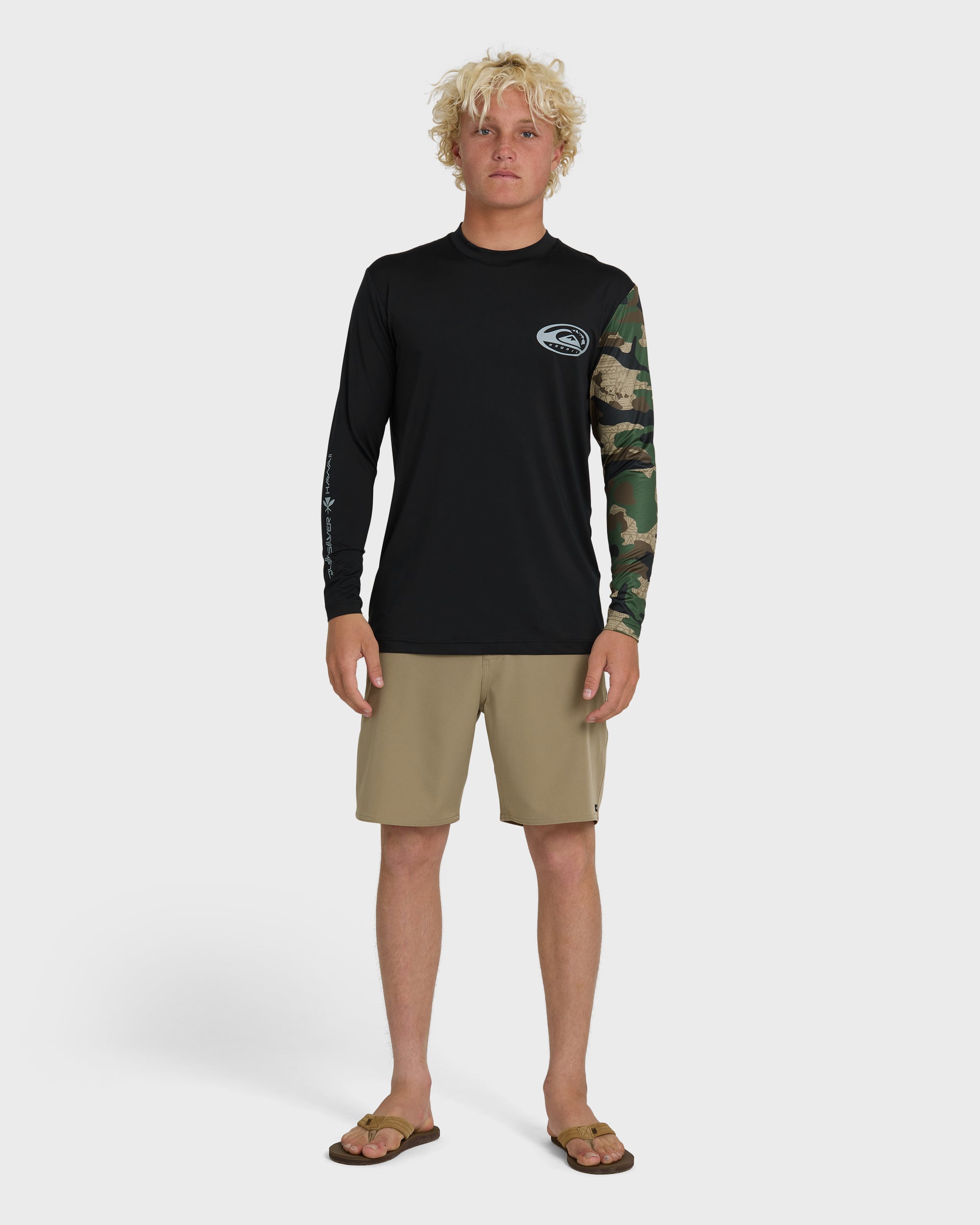 HI Everyday UPF 50 Long Sleeve Surf Shirt - Camo - Image 3
