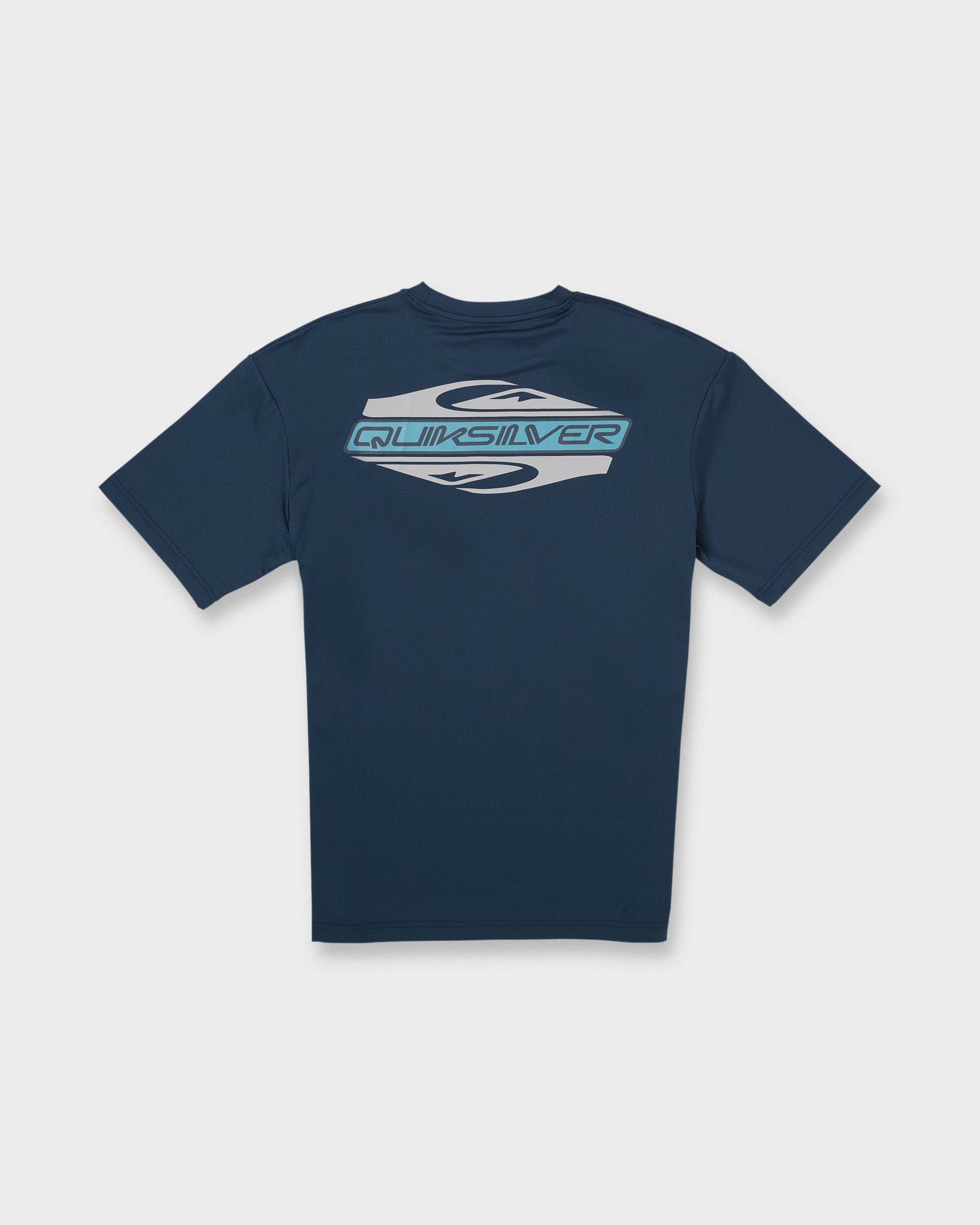 Everyday Graphic UPF 50 Hooded Short Sleeve Surf Shirt - Dark Denim - Image 7