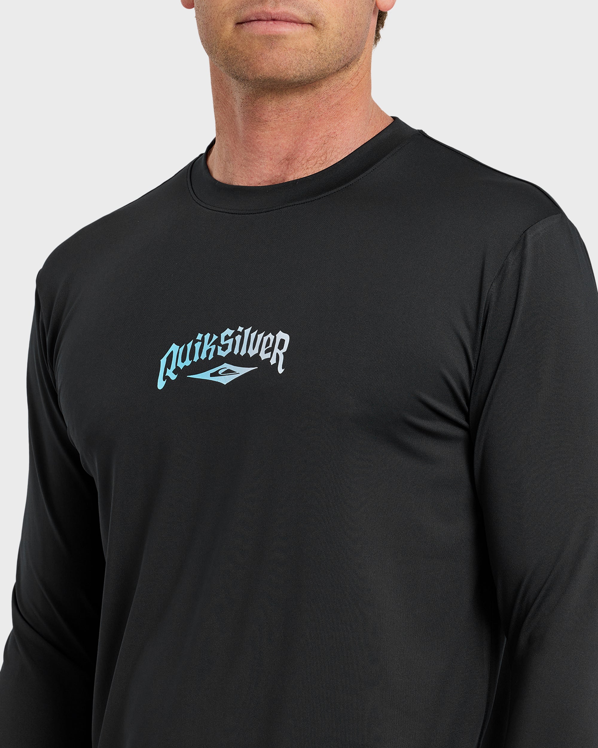 Everyday Graphic UPF 50 Long Sleeve Surf Shirt - Black - Image 5