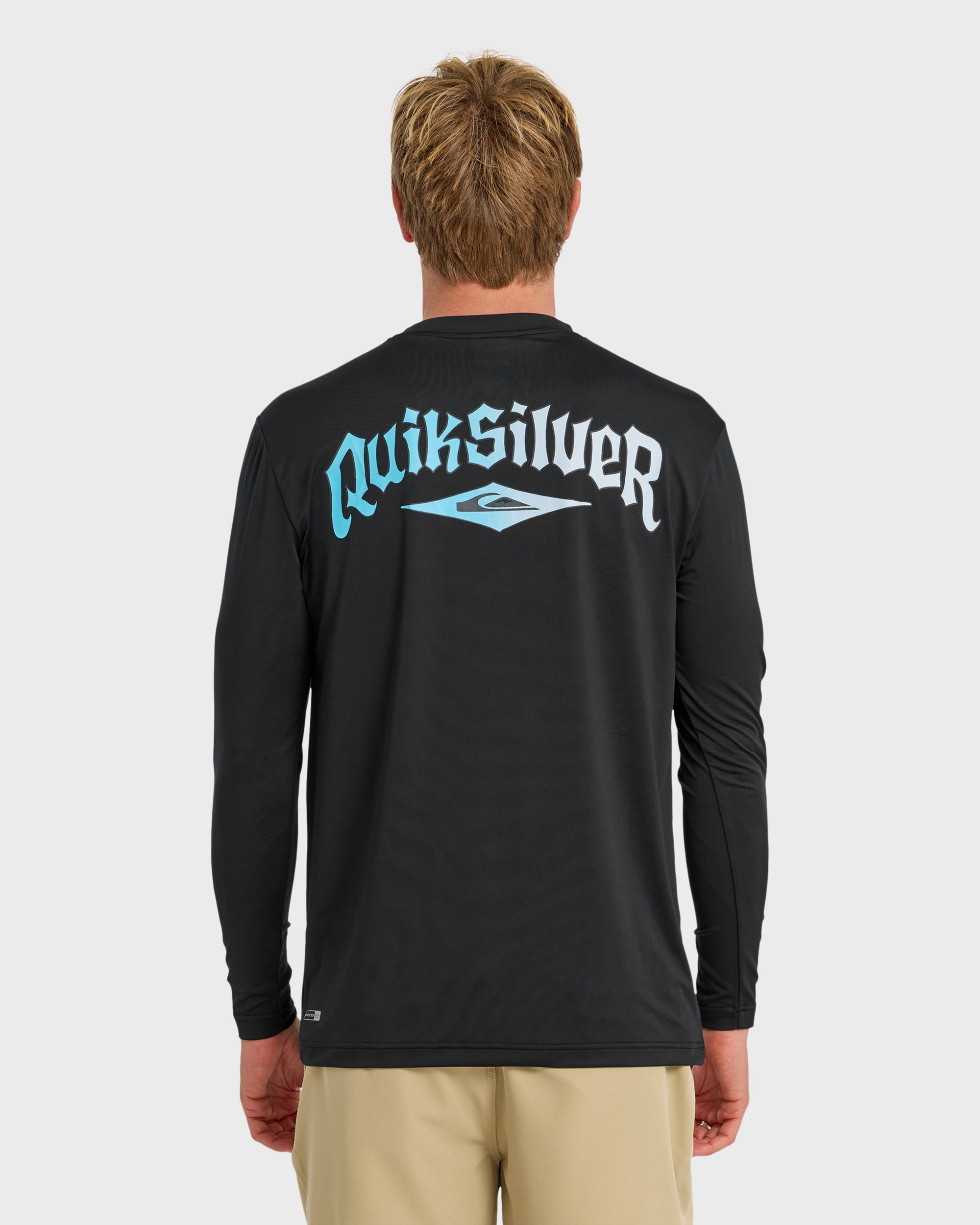 Everyday Graphic UPF 50 Long Sleeve Surf Shirt - Black - Image 2