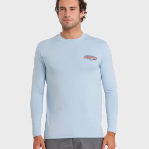 Everyday Graphic UPF 50 Long Sleeve Surf Shirt - Skyway