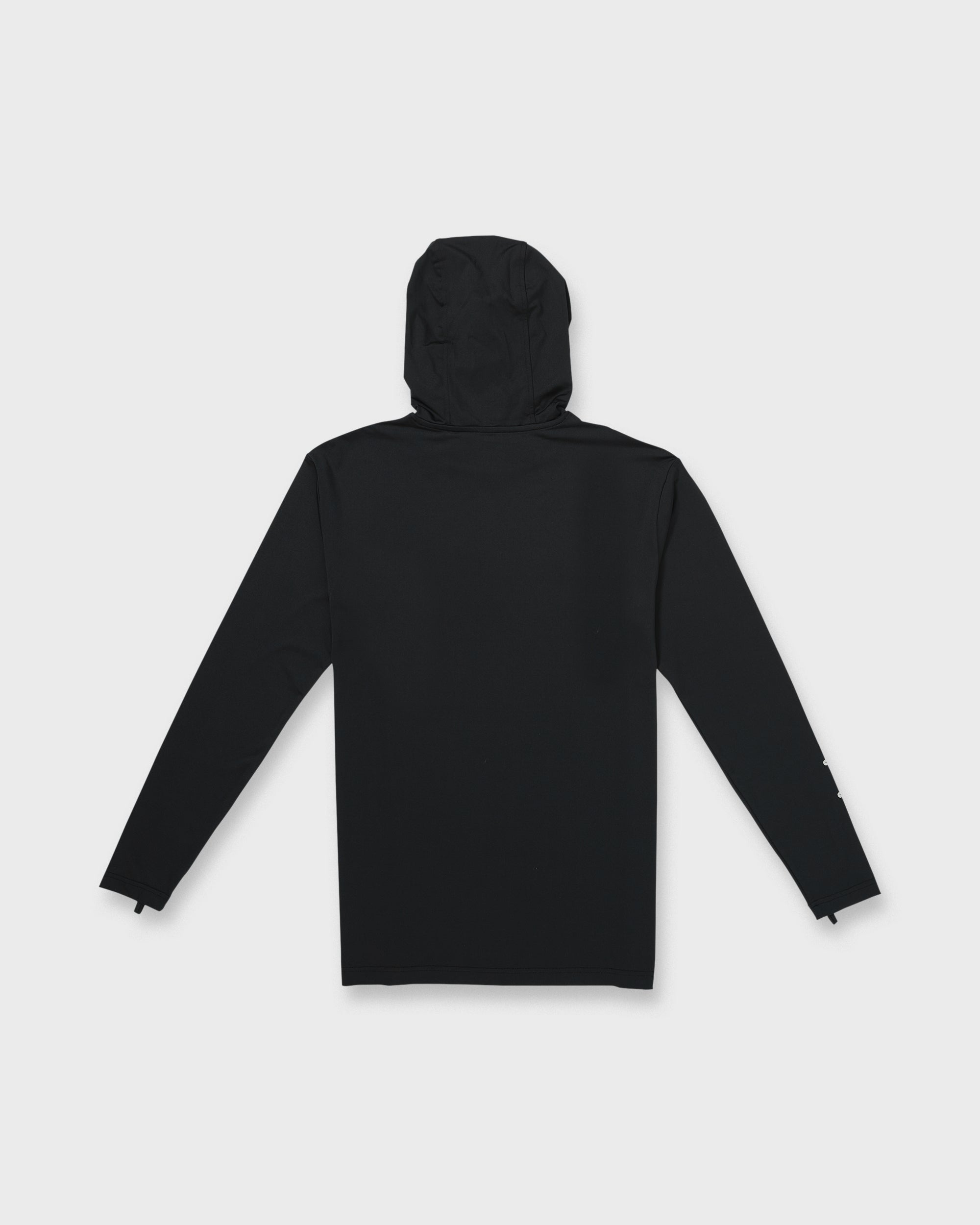 Everyday Hooded UPF 50 Long Sleeve Surf Shirt - Black - Image 9