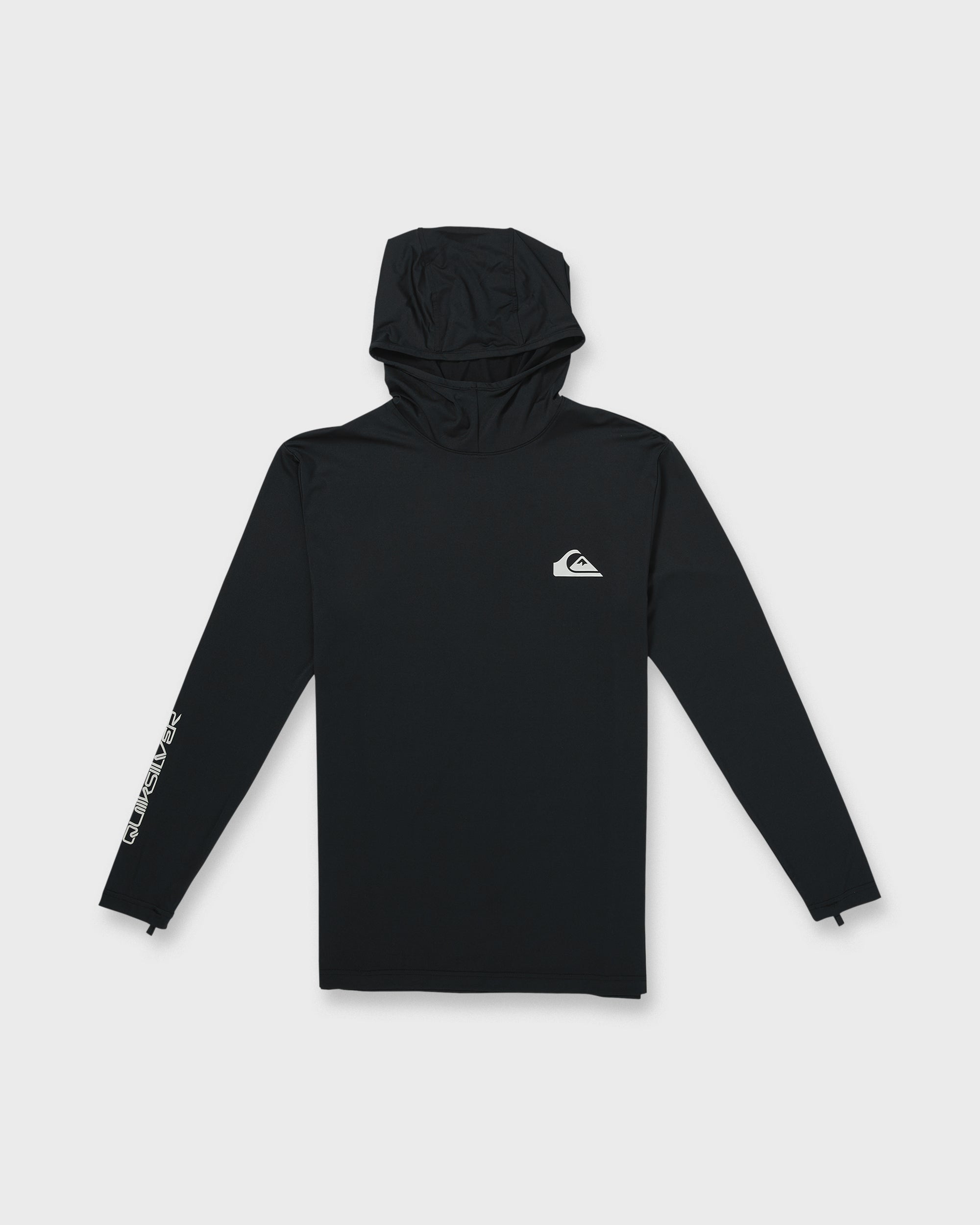 Everyday Hooded UPF 50 Long Sleeve Surf Shirt - Black - Image 8