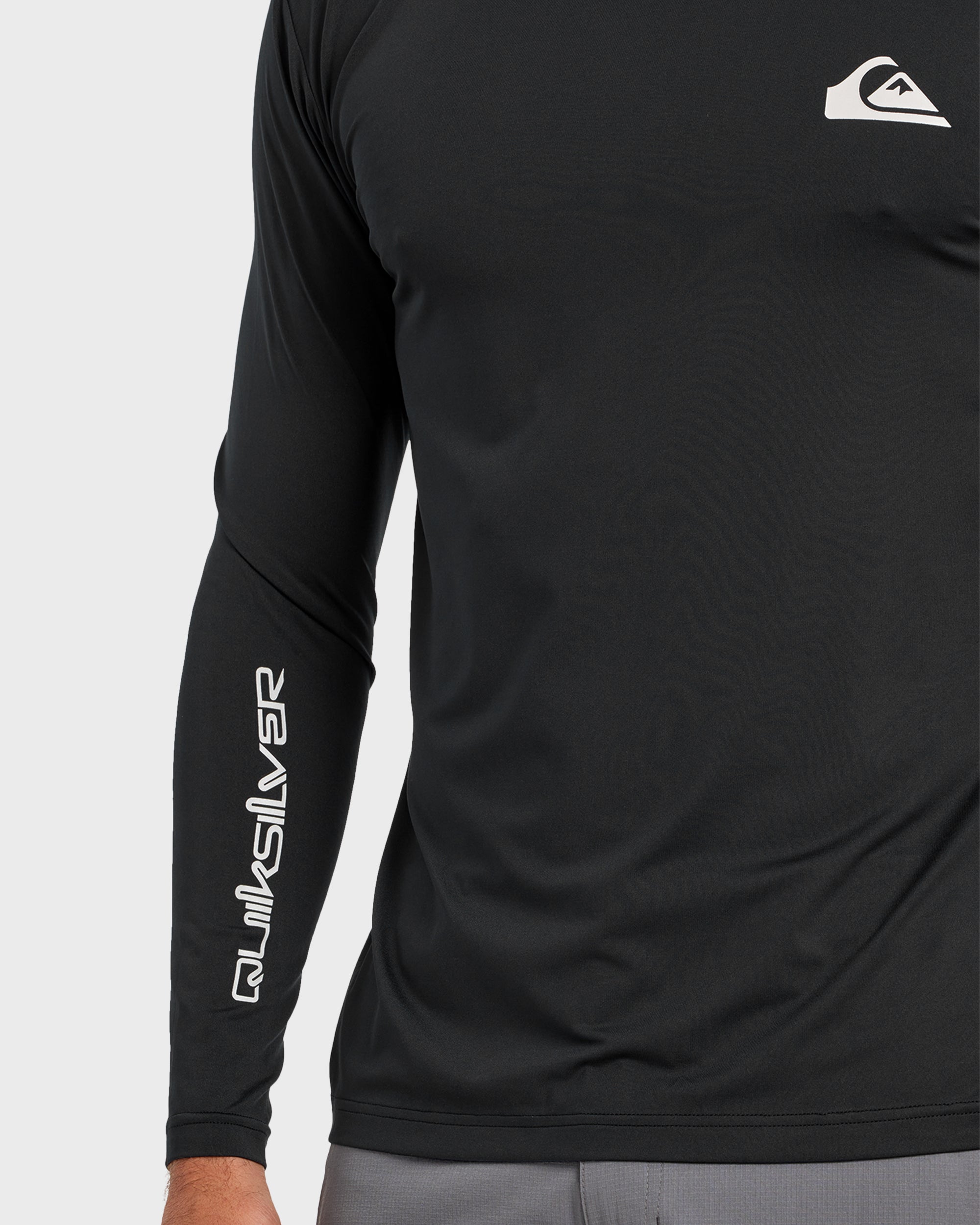 Everyday Hooded UPF 50 Long Sleeve Surf Shirt - Black - Image 6