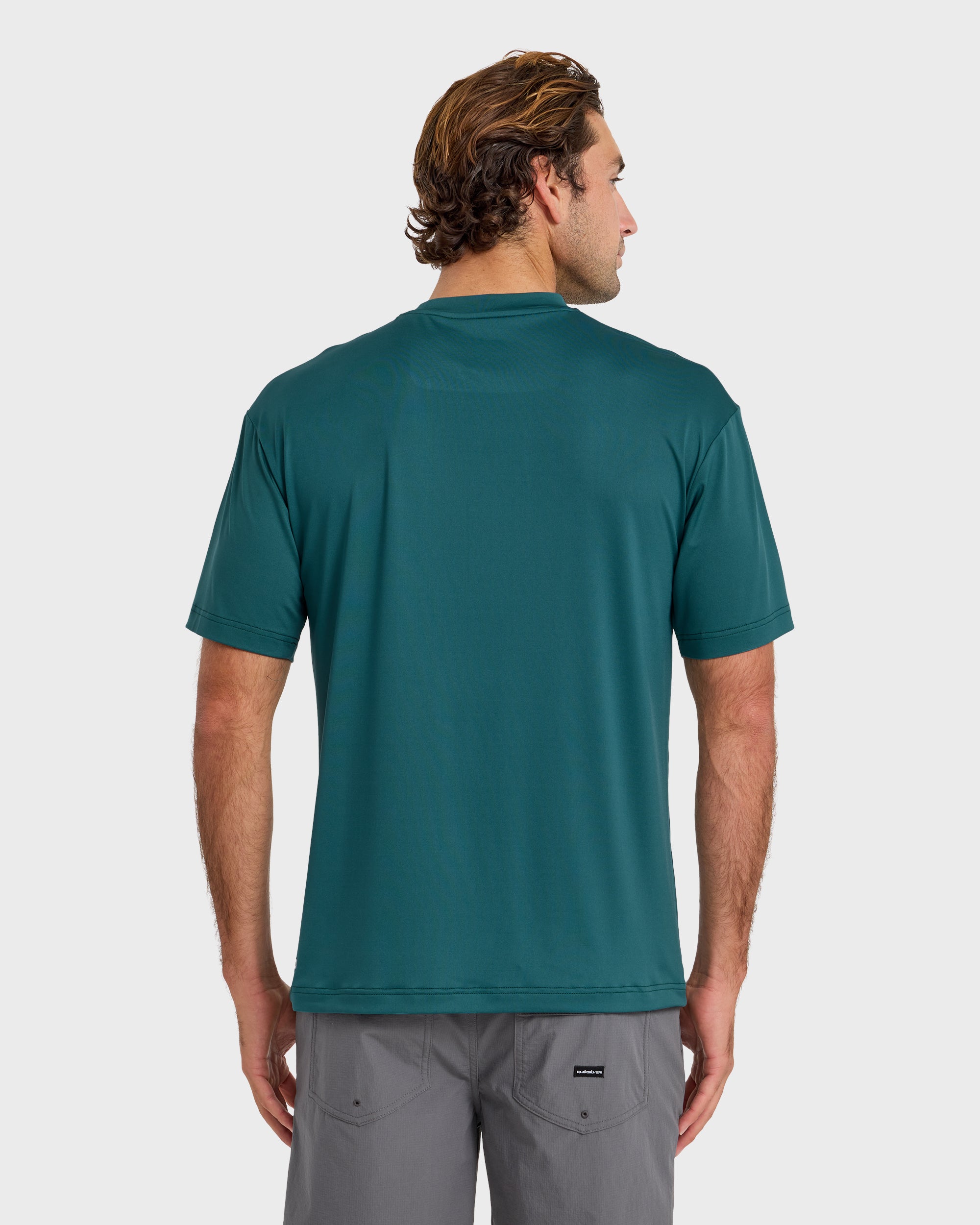 DNA Logo UPF 50 Short Sleeve Surf Shirt - Mediterranea - Image 2