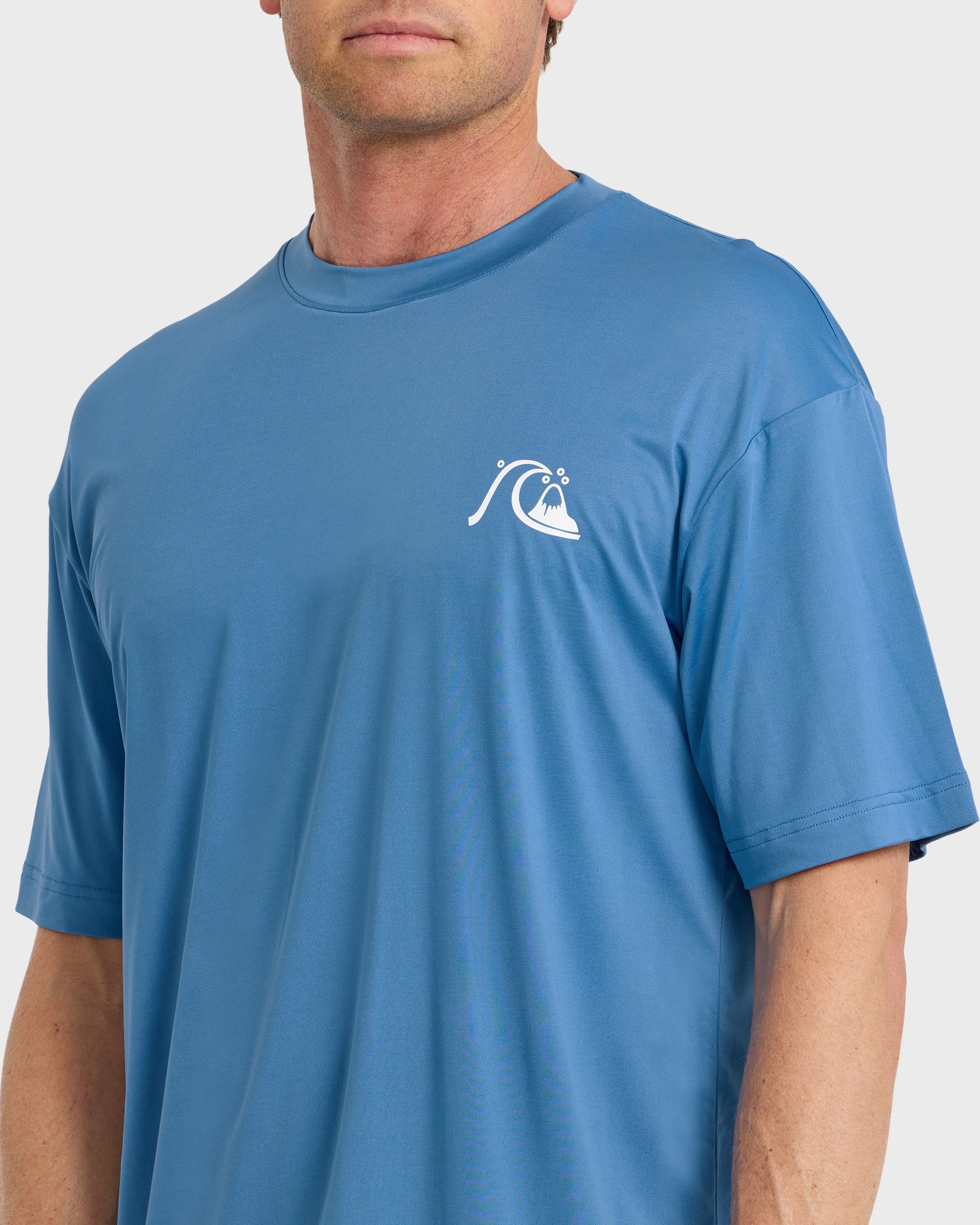 DNA Logo UPF 50 Short Sleeve Surf Shirt - Riviera - Image 5