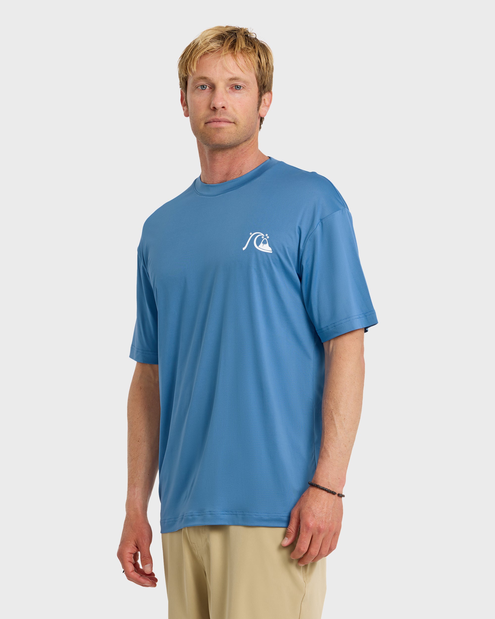 DNA Logo UPF 50 Short Sleeve Surf Shirt - Riviera - Image 4