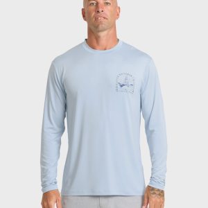 Waterman Cool Breeze UPF 50 Long Sleeve Surf Shirt - Skyway
