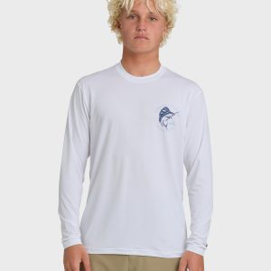 Waterman Cool Breeze UPF 50 Long Sleeve Surf Shirt - White