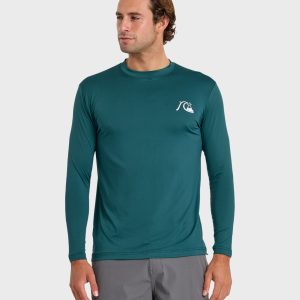 DNA Logo UPF 50 Long Sleeve Surf Shirt - Mediterranea
