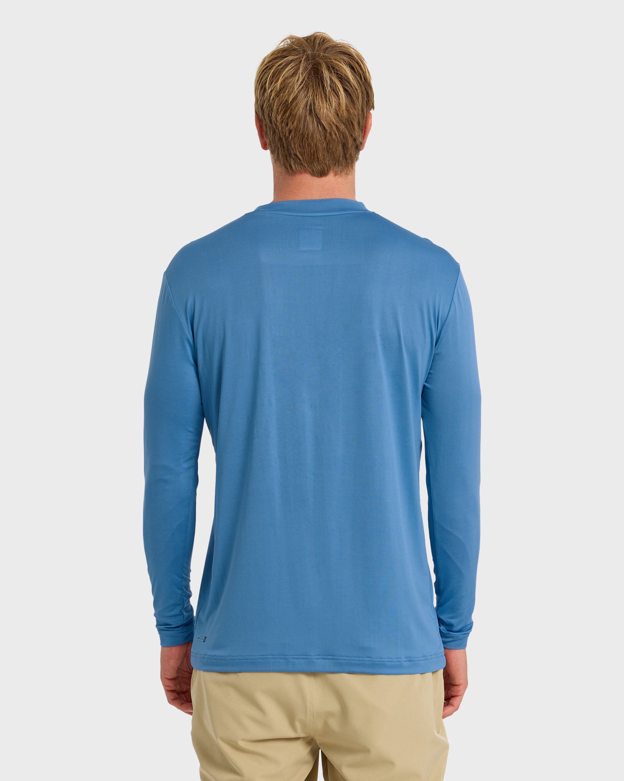 DNA Logo UPF 50 Long Sleeve Surf Shirt - Riviera - Image 2