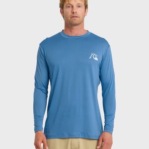 DNA Logo UPF 50 Long Sleeve Surf Shirt - Riviera