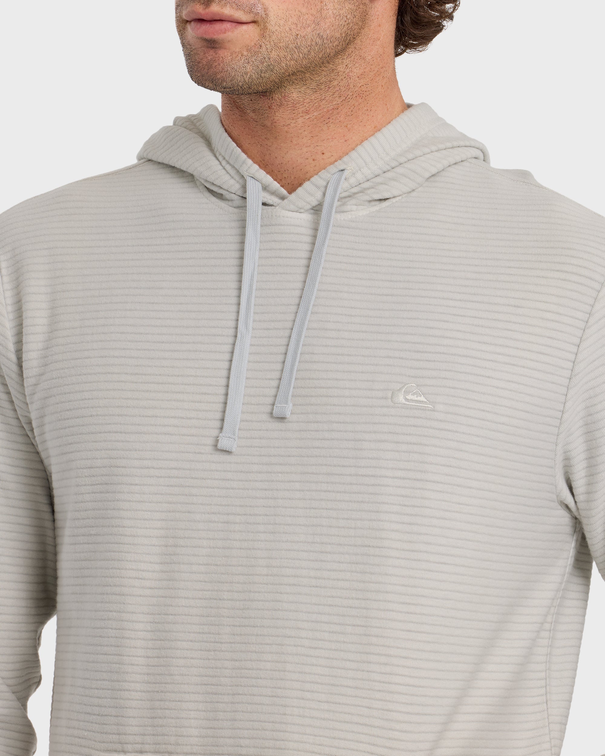Alamitos Jacquard Stripe Pullover Hoodie - Micro Chip - Image 5