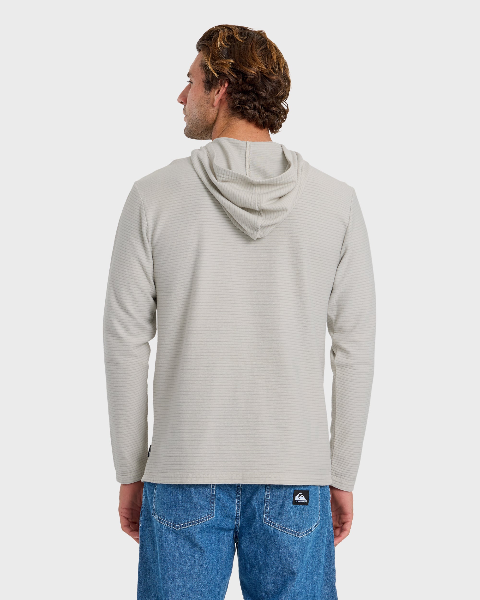 Alamitos Jacquard Stripe Pullover Hoodie - Micro Chip - Image 2