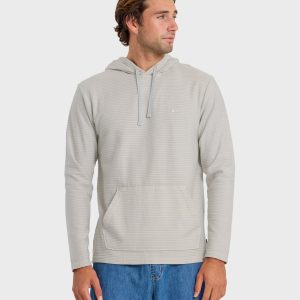 Alamitos Jacquard Stripe Pullover Hoodie - Micro Chip