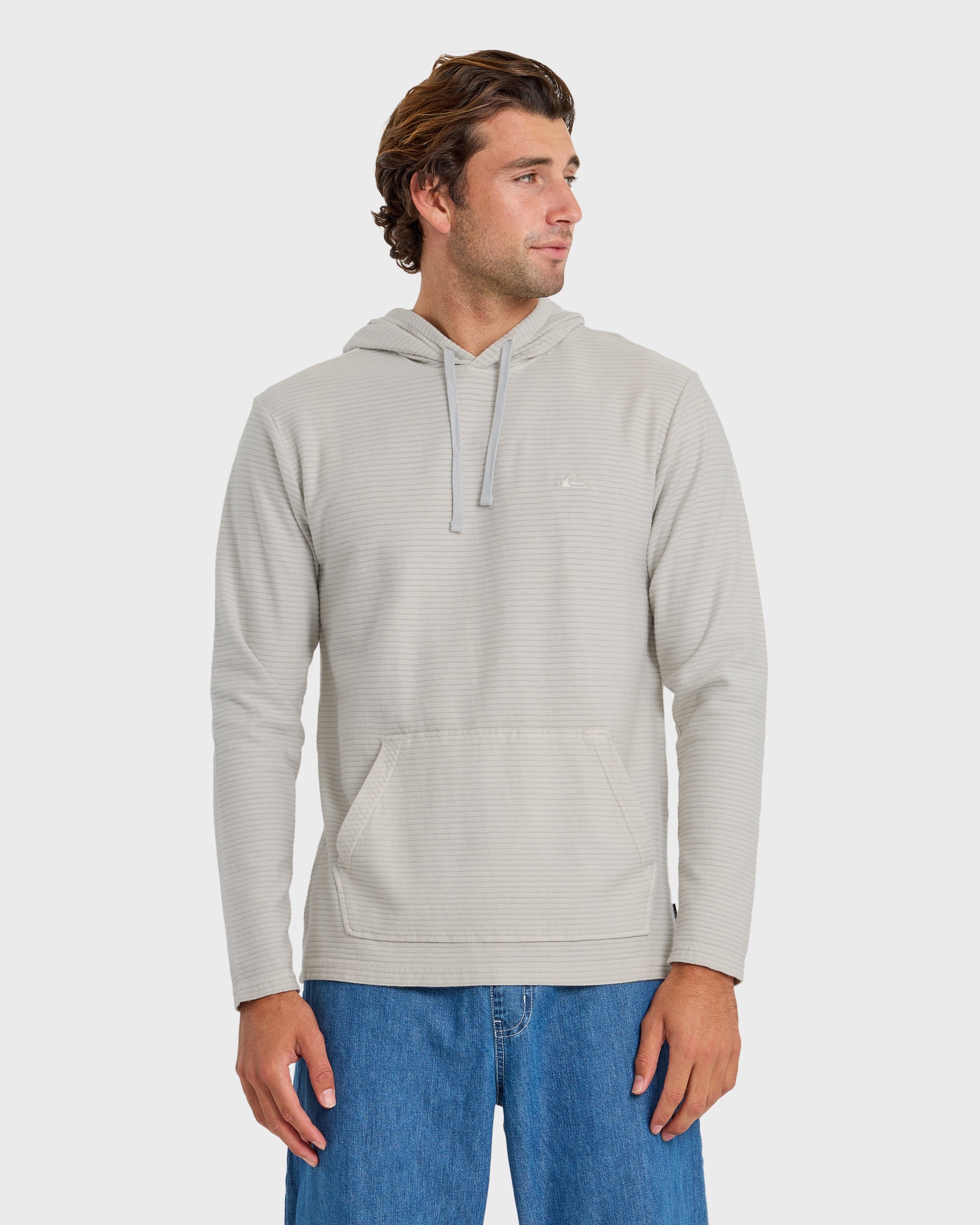 Alamitos Jacquard Stripe Pullover Hoodie - Micro Chip