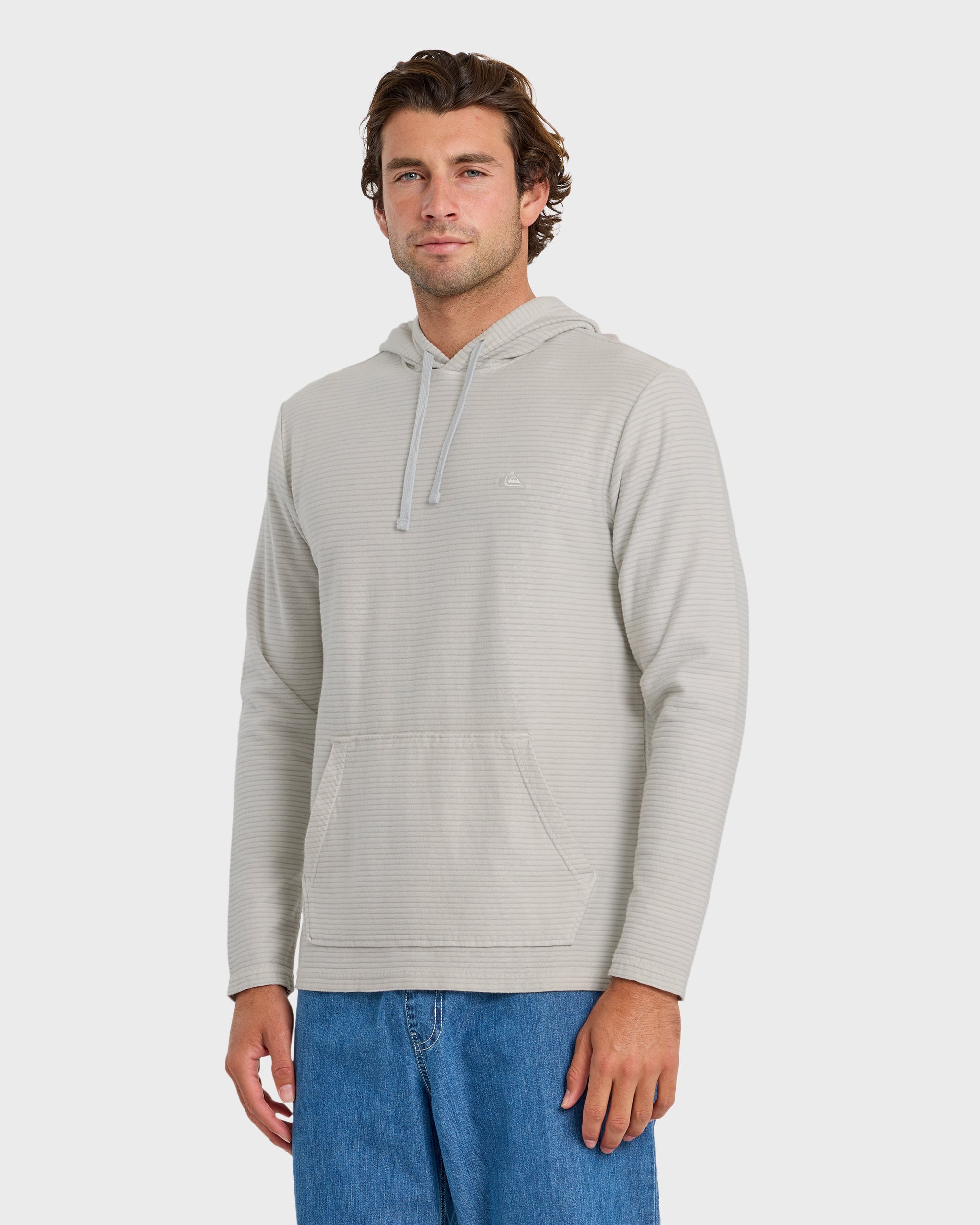 Alamitos Jacquard Stripe Pullover Hoodie - Micro Chip - Image 4