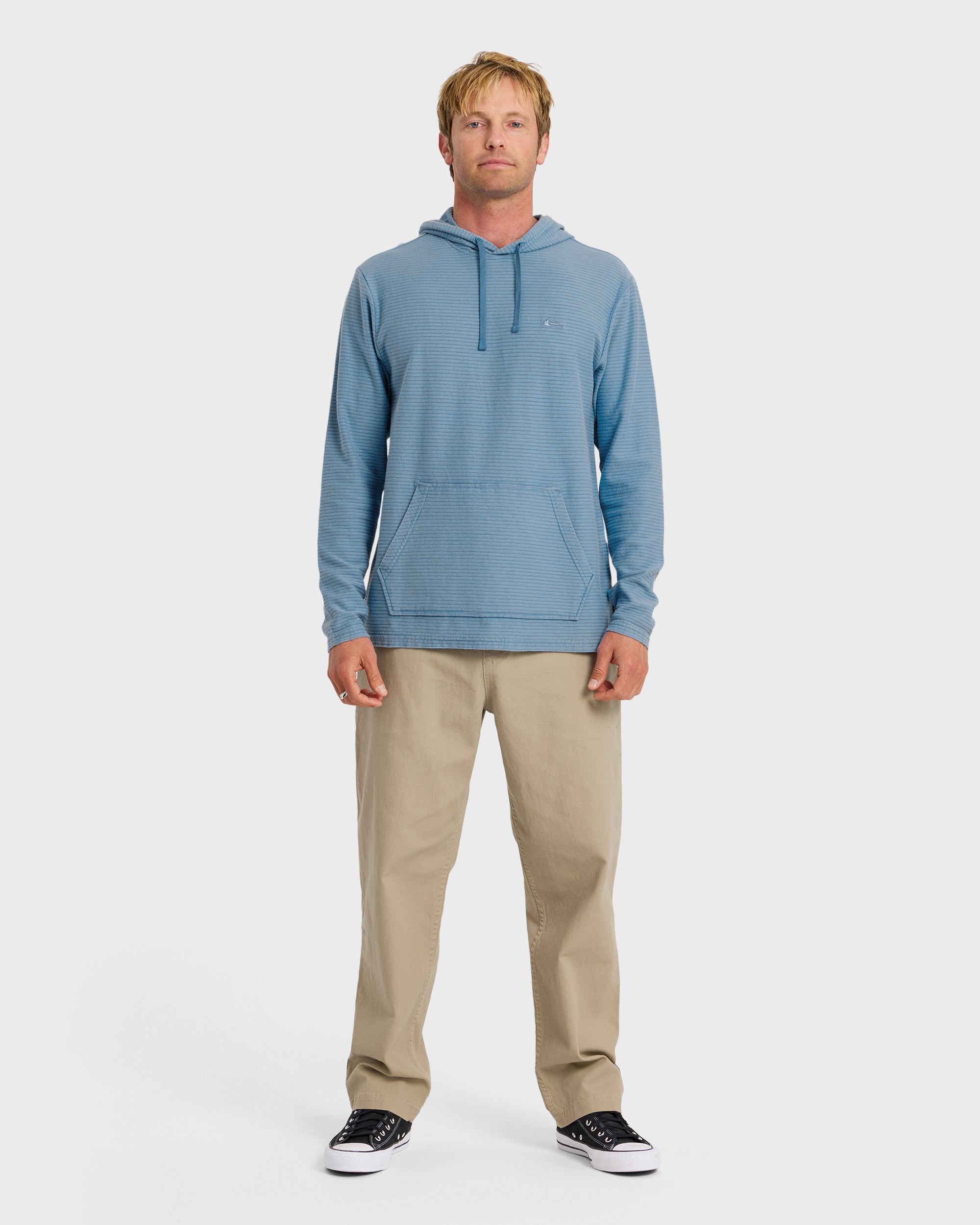 Alamitos Jacquard Stripe Pullover Hoodie - Riviera - Image 3
