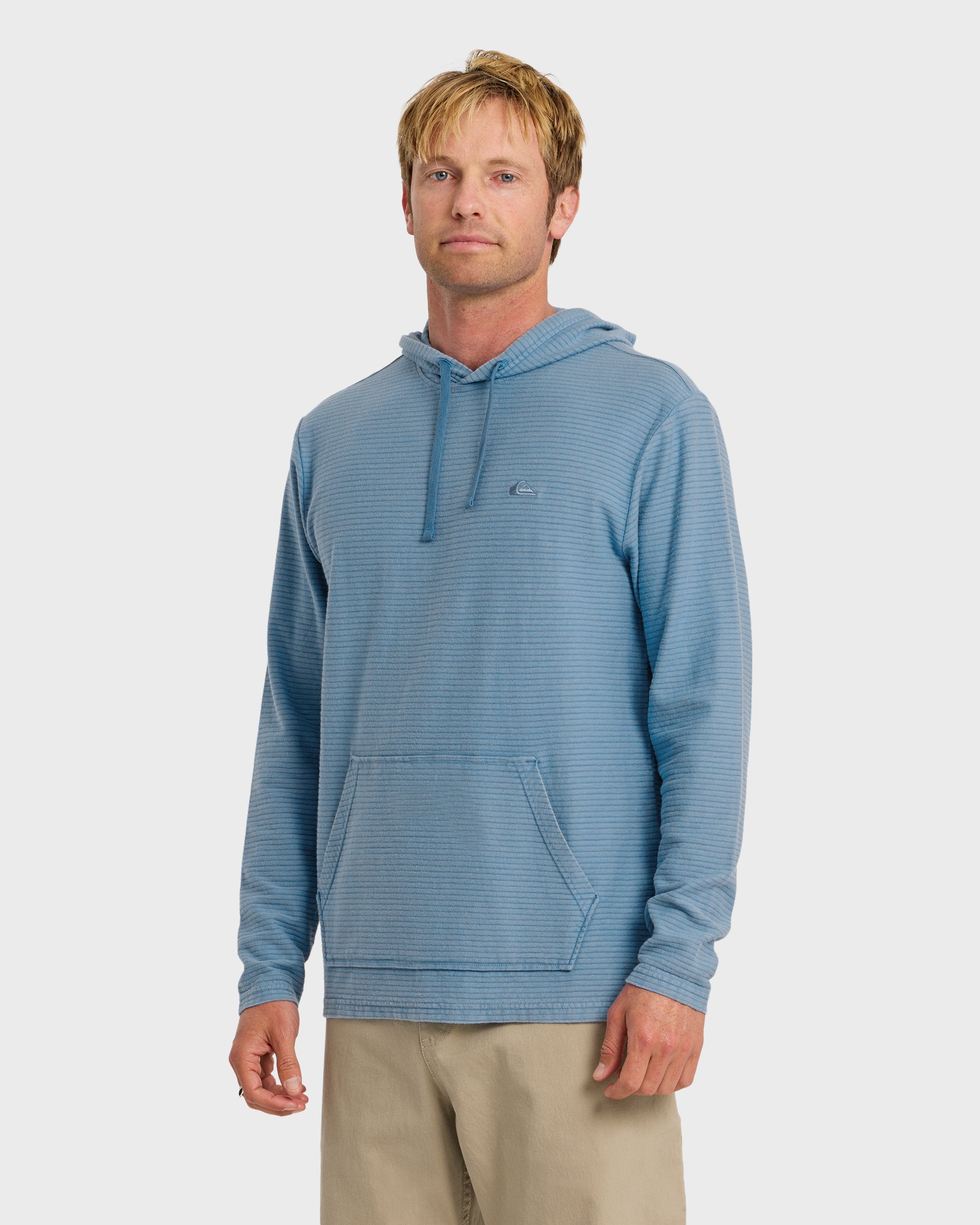Alamitos Jacquard Stripe Pullover Hoodie - Riviera - Image 4
