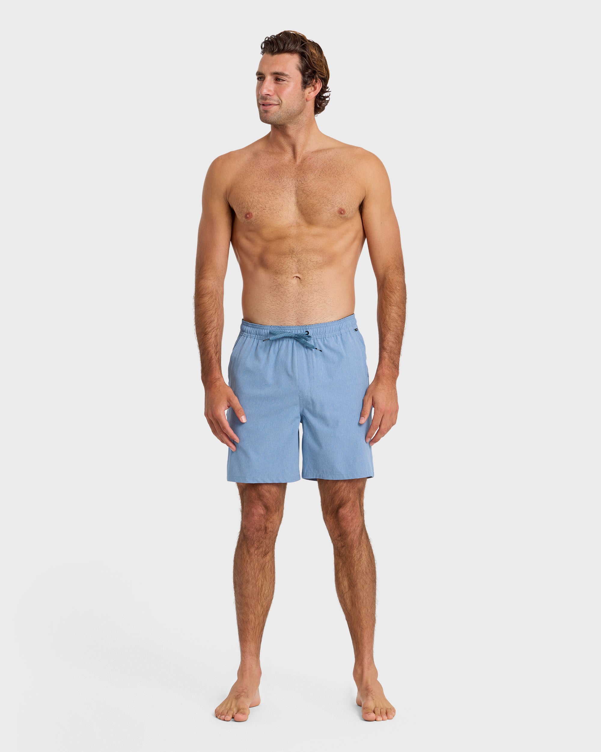 Taxer Heather Amphibian 18 Hybrid Shorts - Riviera - Image 3