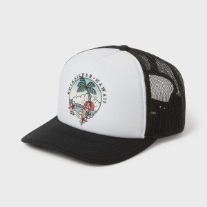 Hi Wahine 5-Panel Foam Trucker Hat - White