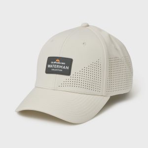 Perf Turf 2 Tech Fabric Snapback Hat - Bone White