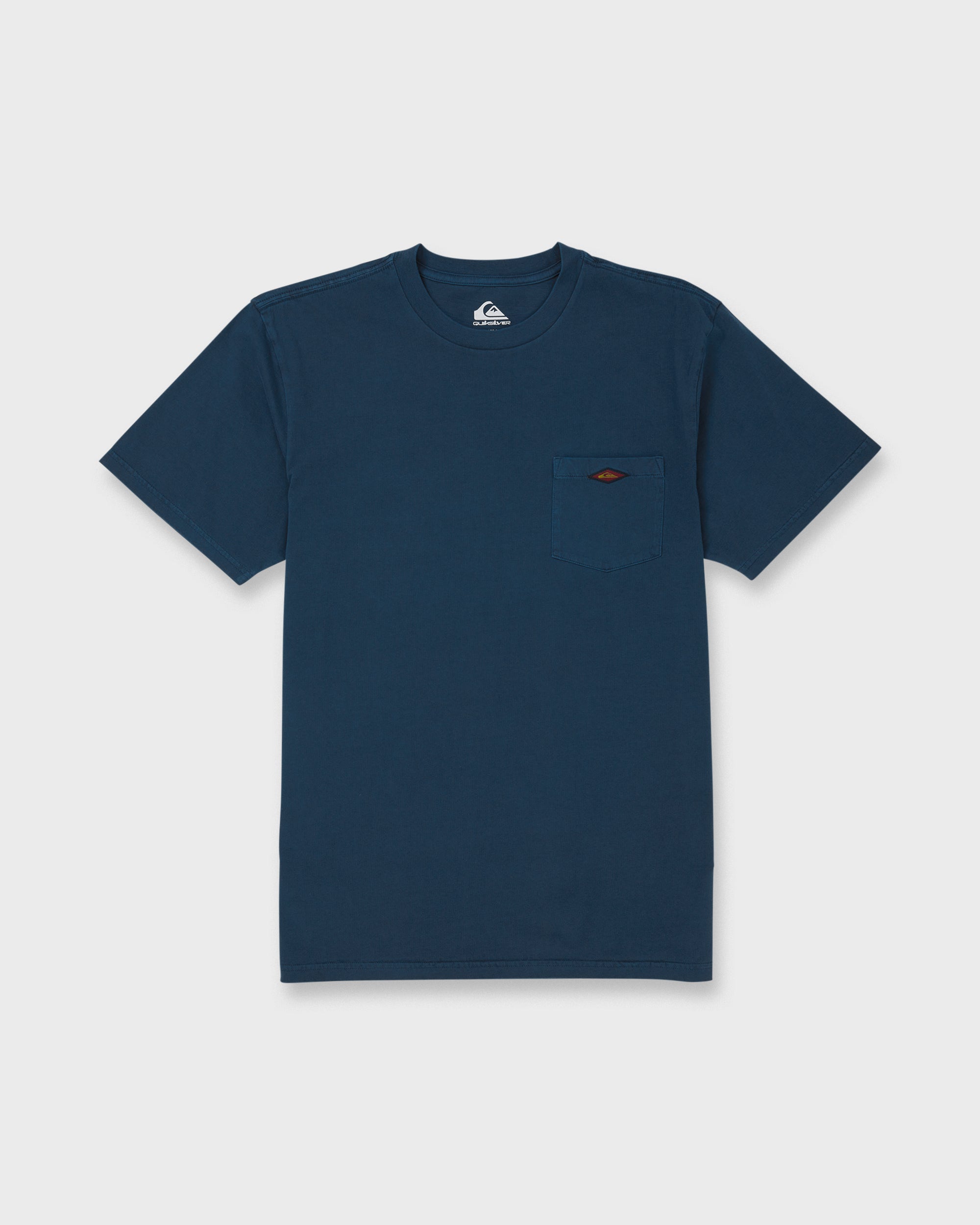 Saltwater Pigment-Dyed Short Sleeve Pocket Tee - Dark Denim - Image 6