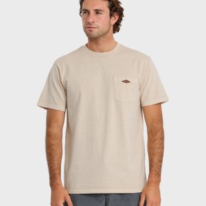 Saltwater Pigment-Dyed Short Sleeve Pocket Tee - Moonstruck