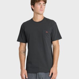 Saltwater Pigment-Dyed Short Sleeve Pocket Tee - Phantom
