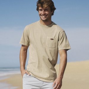 Saltwater Pigment-Dyed Short Sleeve Pocket Tee - Seneca Rock