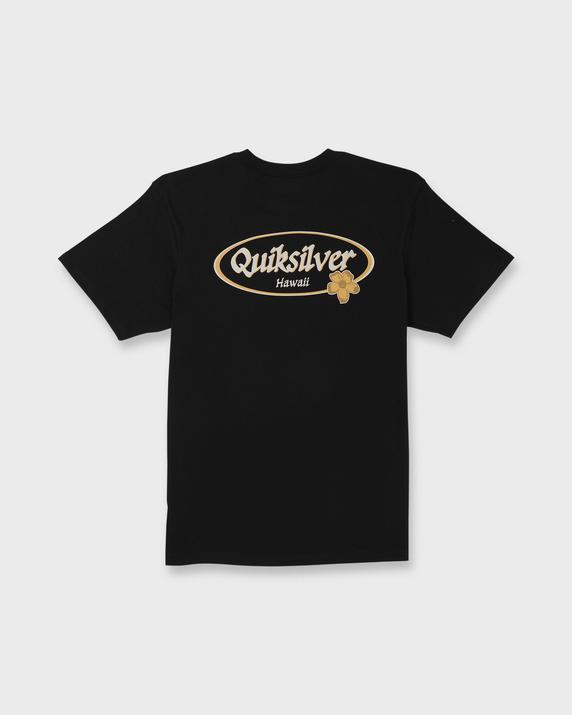 HI Floral Script Short Sleeve T-Shirt - Black - Image 7