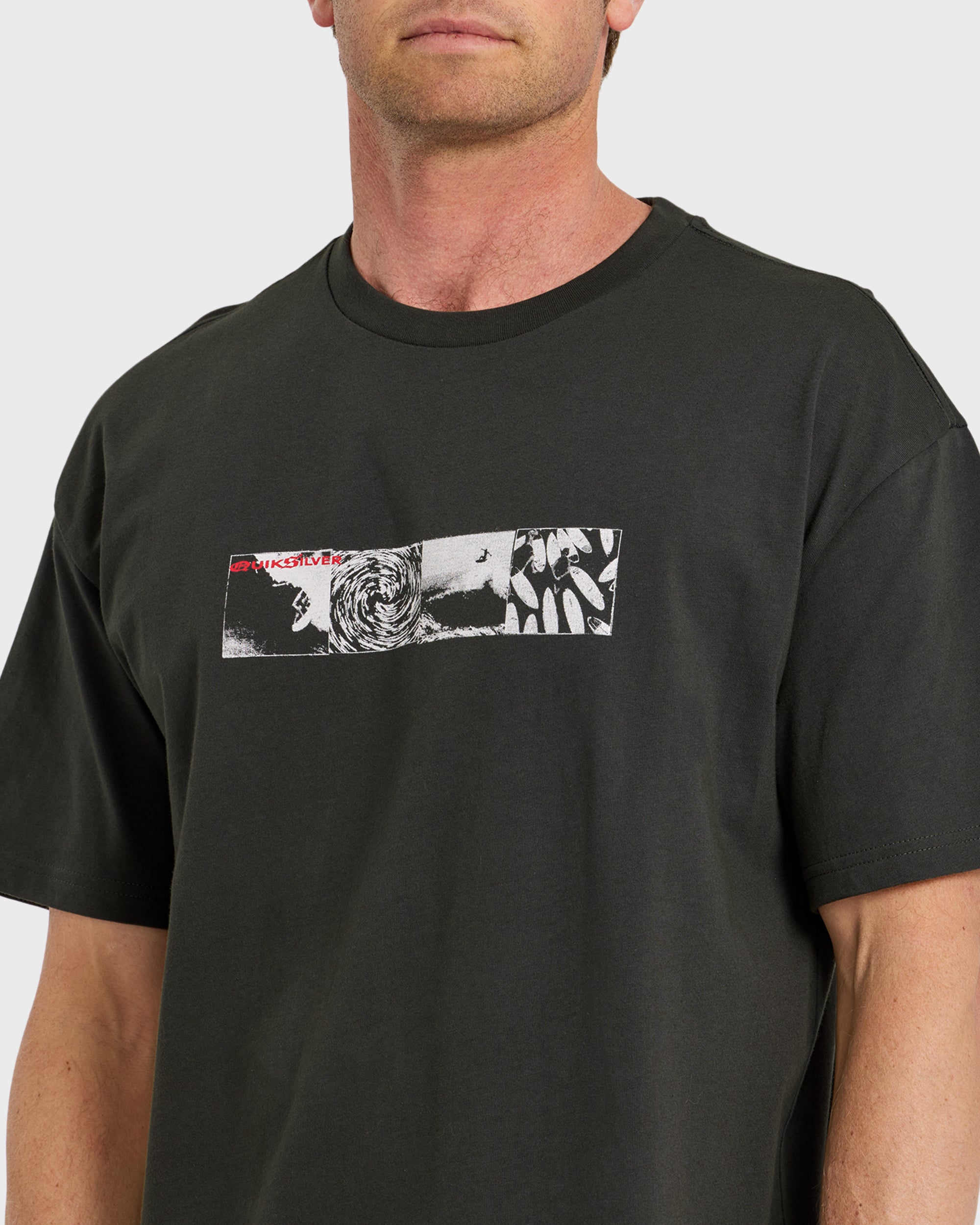 Vortex Mercury Oversized Heavyweight Short Sleeve T-Shirt - Phantom - Image 6
