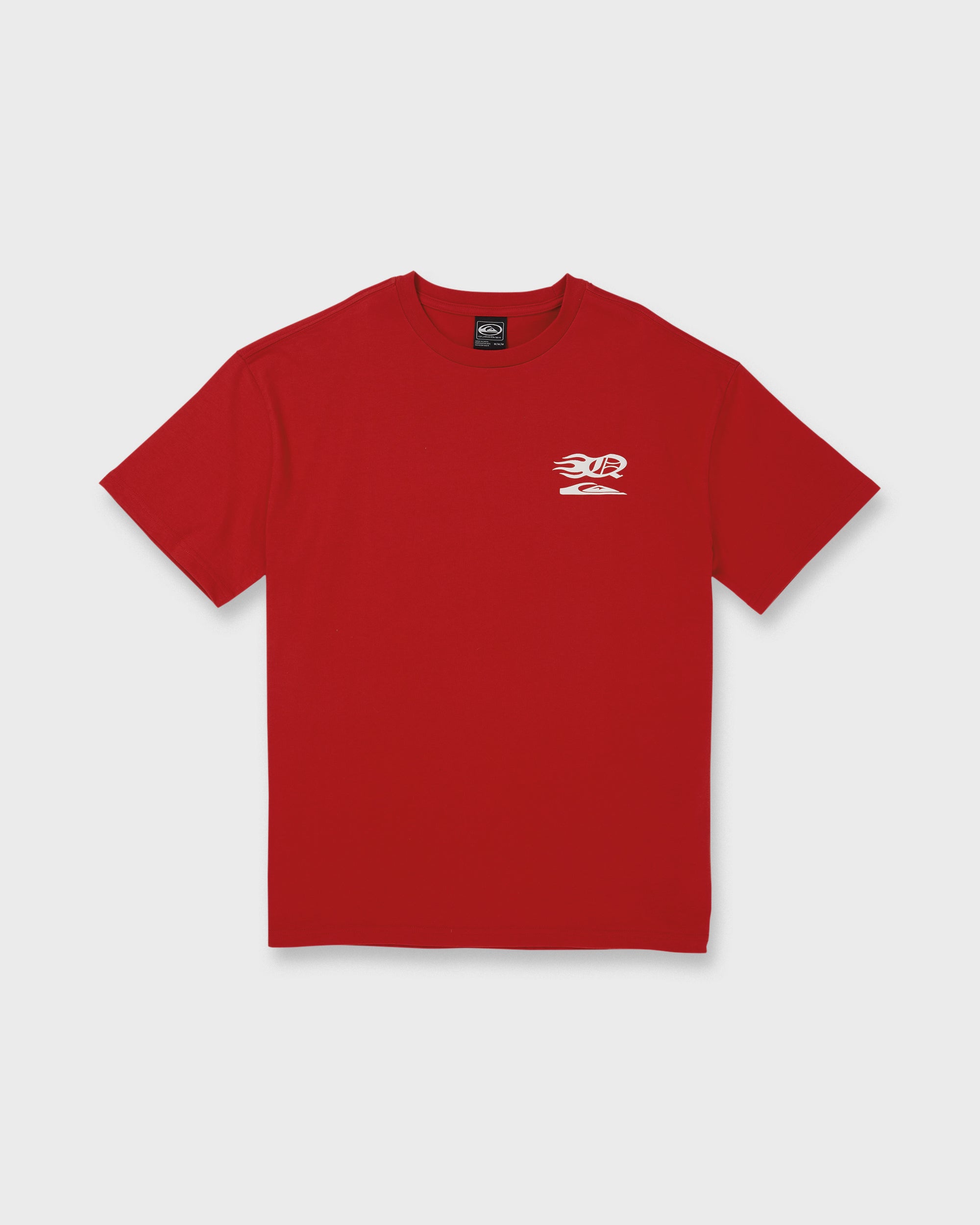 Stacked Mercury Oversized Heavyweight Short Sleeve T-Shirt - Salsa - Image 8
