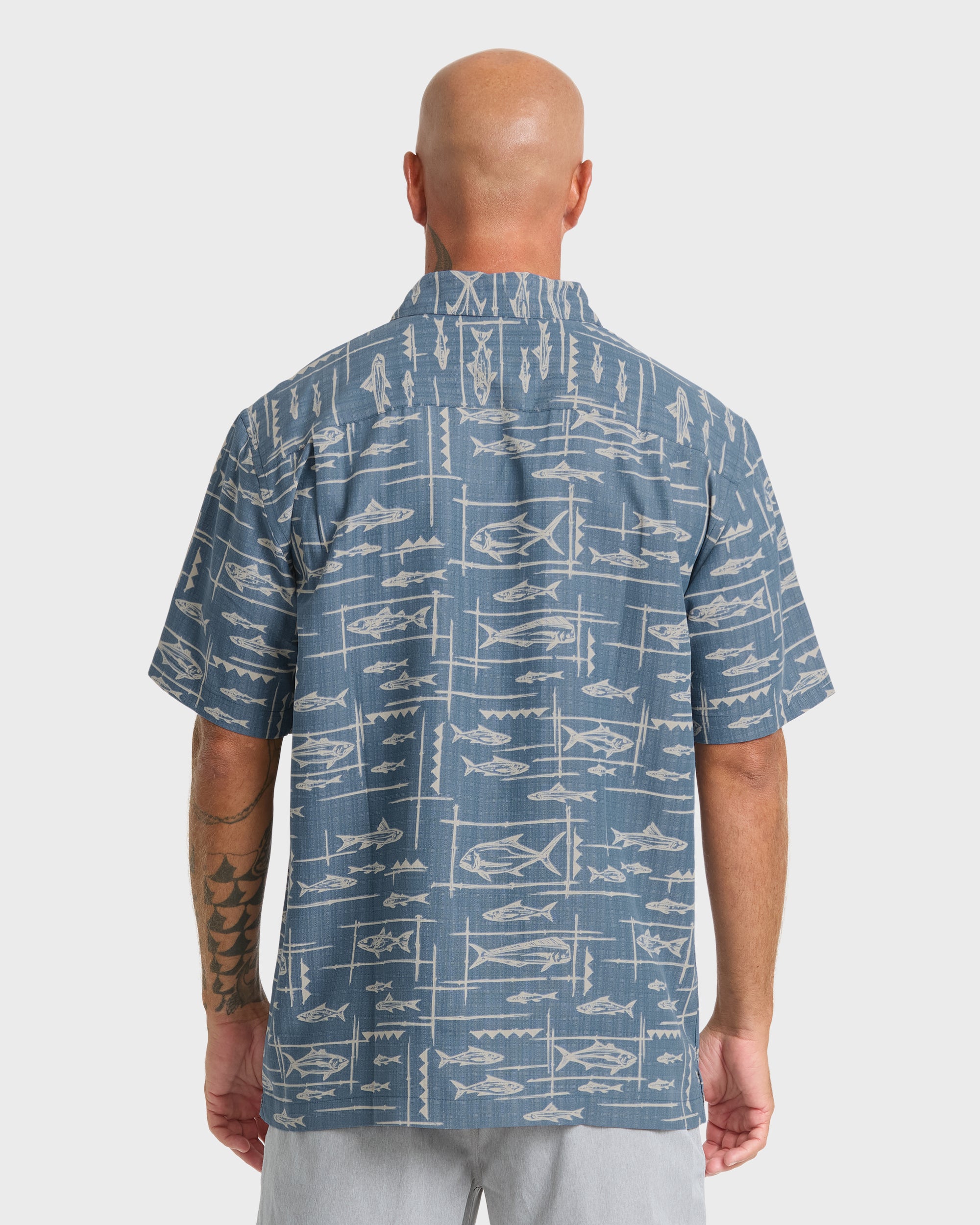 Waterman Topanga Short Sleeve Shirt - Dark Denim - Image 2